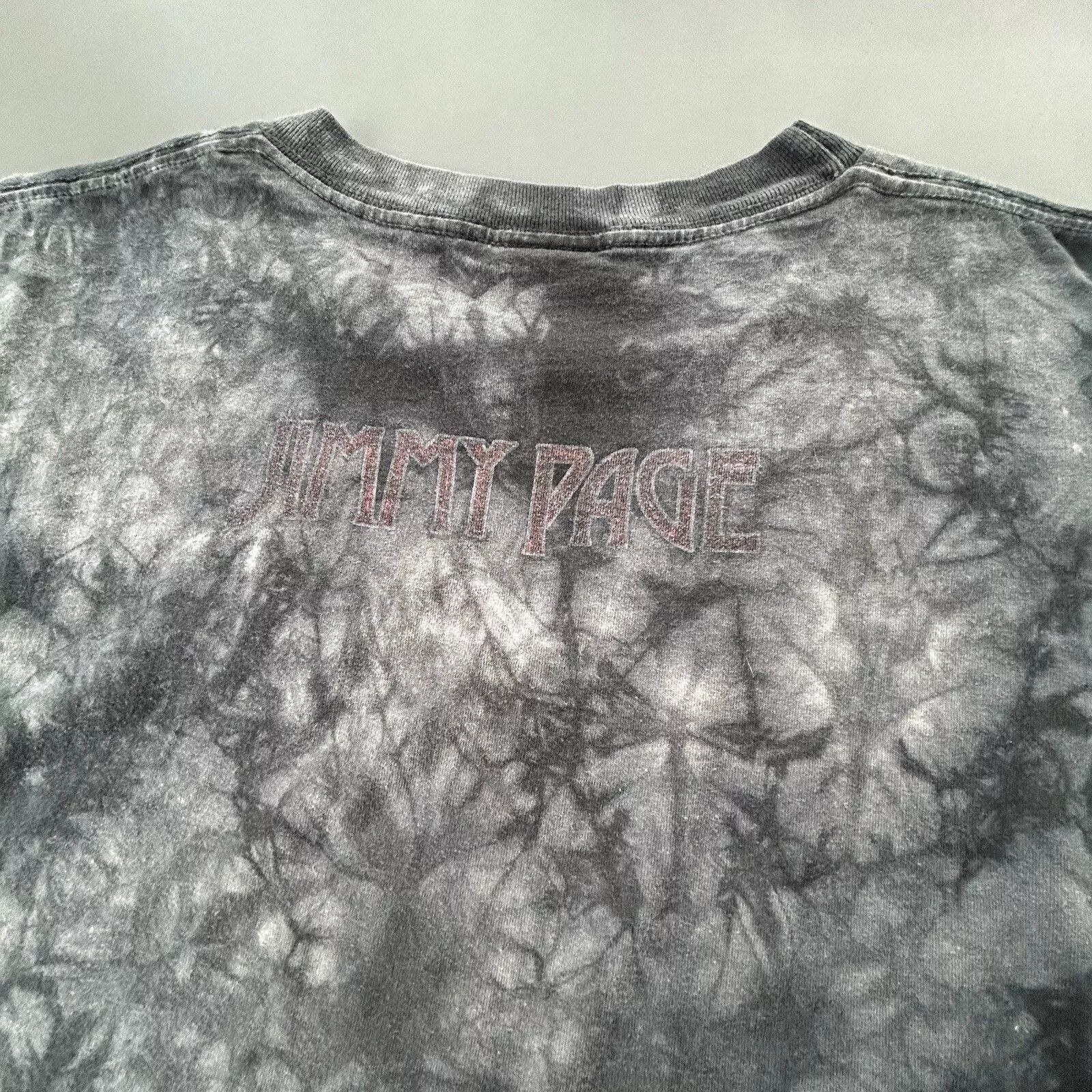 Vintage Vintage Jimmy Paige Led Zeppelin T Shirt Mens Size Size US XL / EU 56 / 4 - 4 Thumbnail