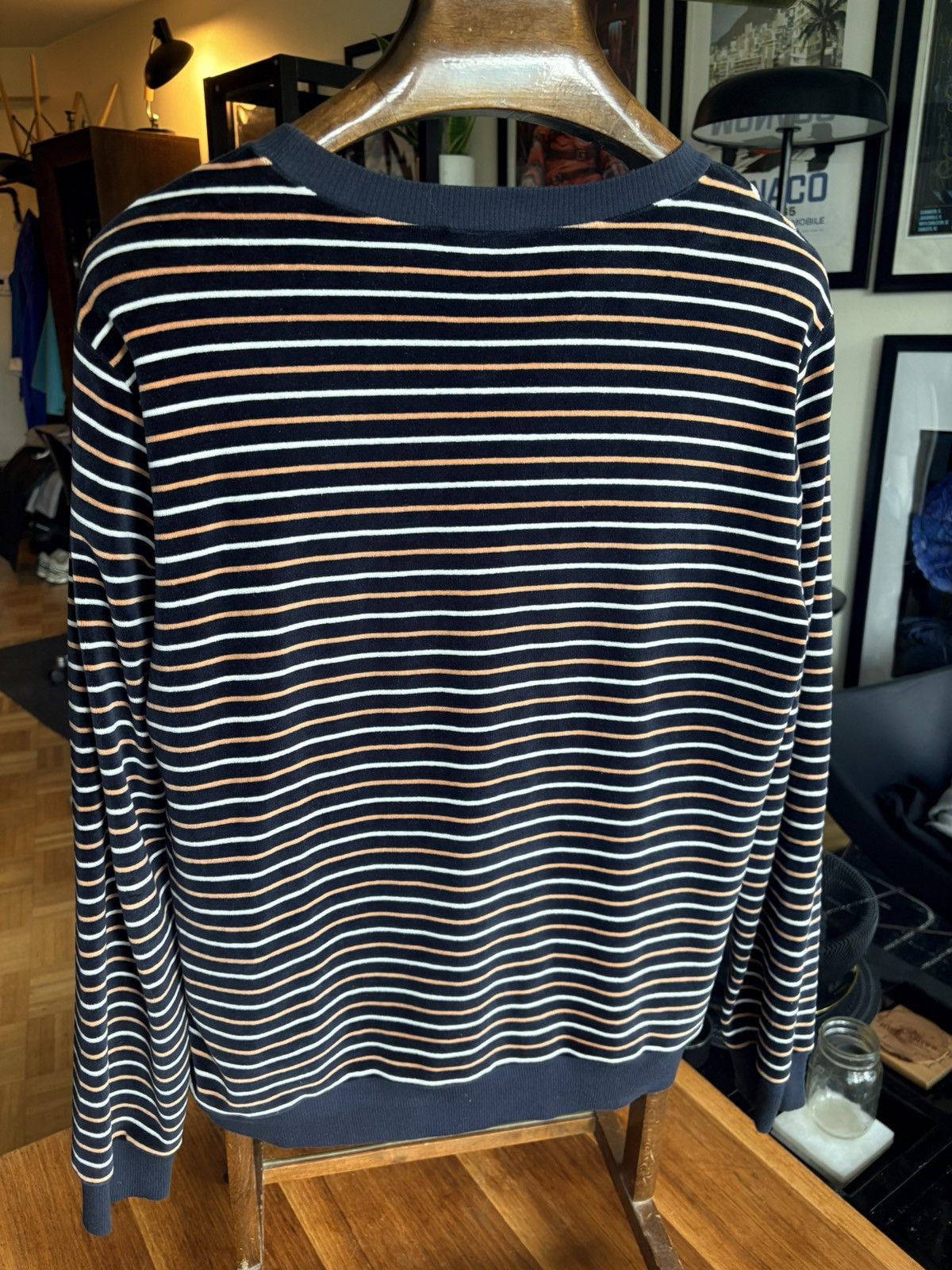 A.P.C. APC Velour Sweater Size US L / EU 52-54 / 3 - 3 Thumbnail