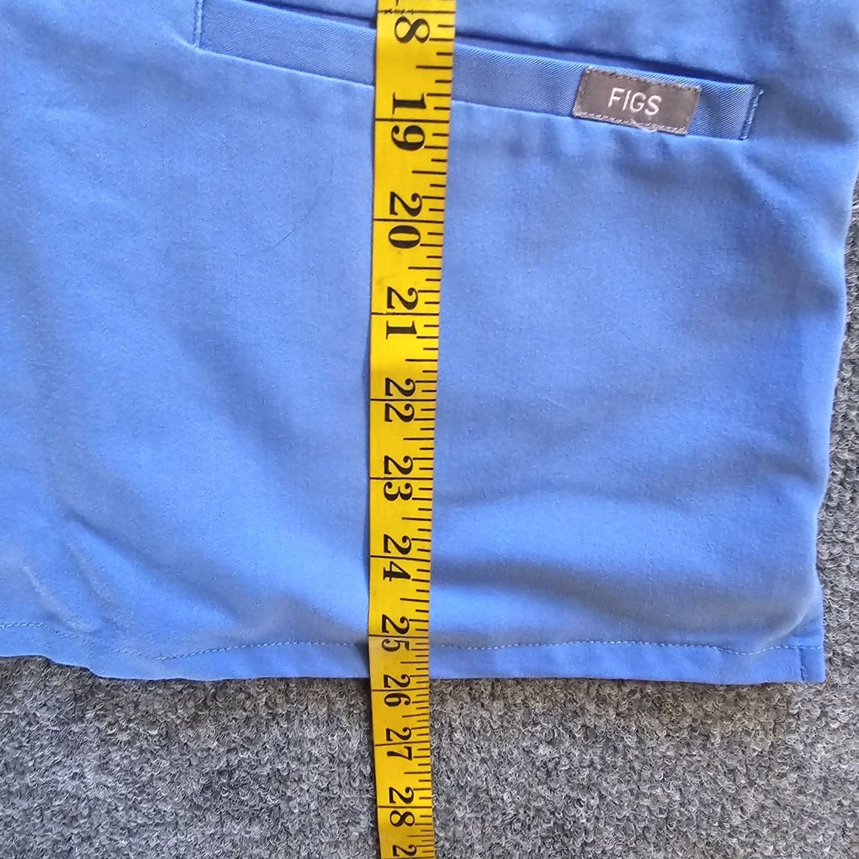 Vintage FIGS Top Shirt Womens XS Blue Casma 3 Pockets Short Sleeve Technical Comfort Size XS / US 0-2 / IT 36-38 - 7 Thumbnail
