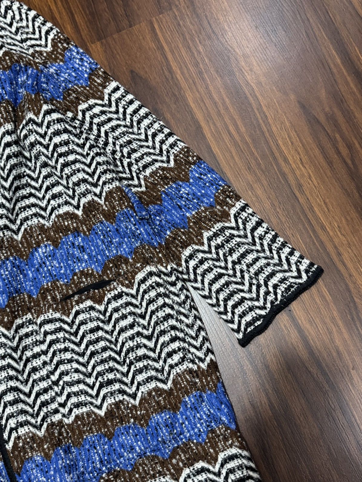Missoni MISSONI ZIG ZAG CHEVRON LONG CARDIGAN Size M / US 6-8 / IT 42-44 - 3 Thumbnail