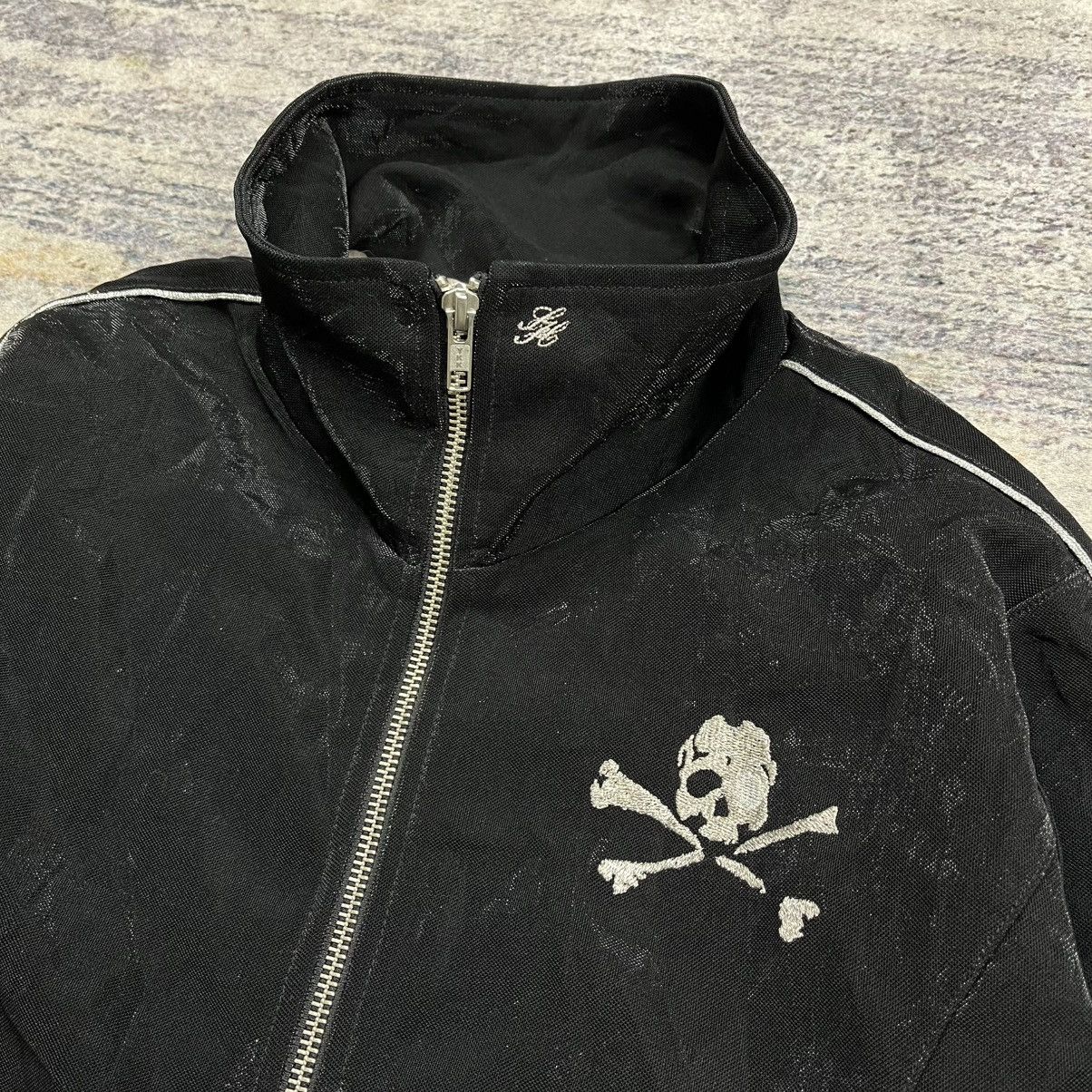 Le Grande Bleu (L.G.B.) Slow hard jam embroidery skull shimmer track jacket vkei Size US M / EU 48-50 / 2 - 4 Thumbnail