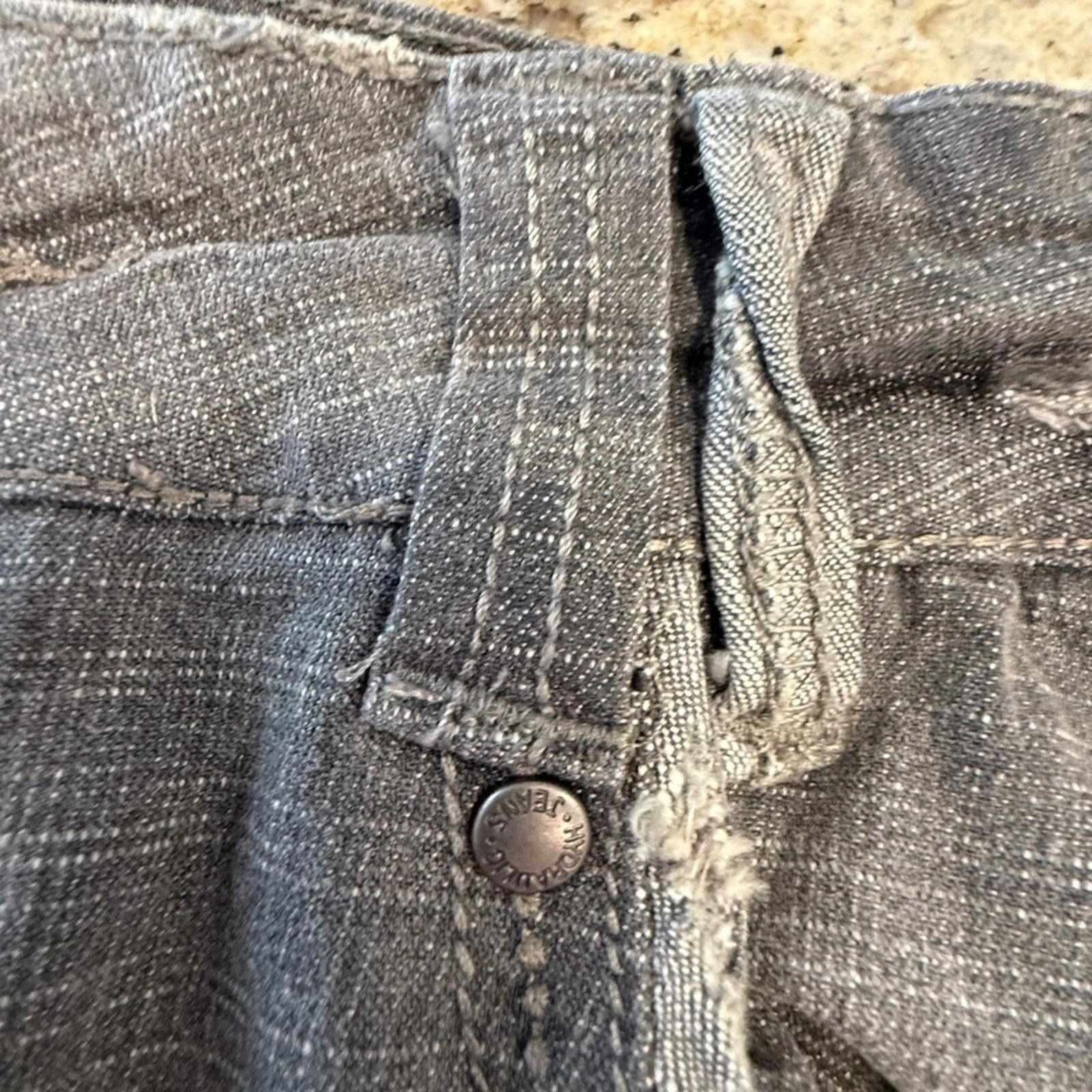 Other Hydraulic gray denim jeans distressed low rise slim SZ 7/8 Size 30" / US 8 / IT 44 - 5 Thumbnail