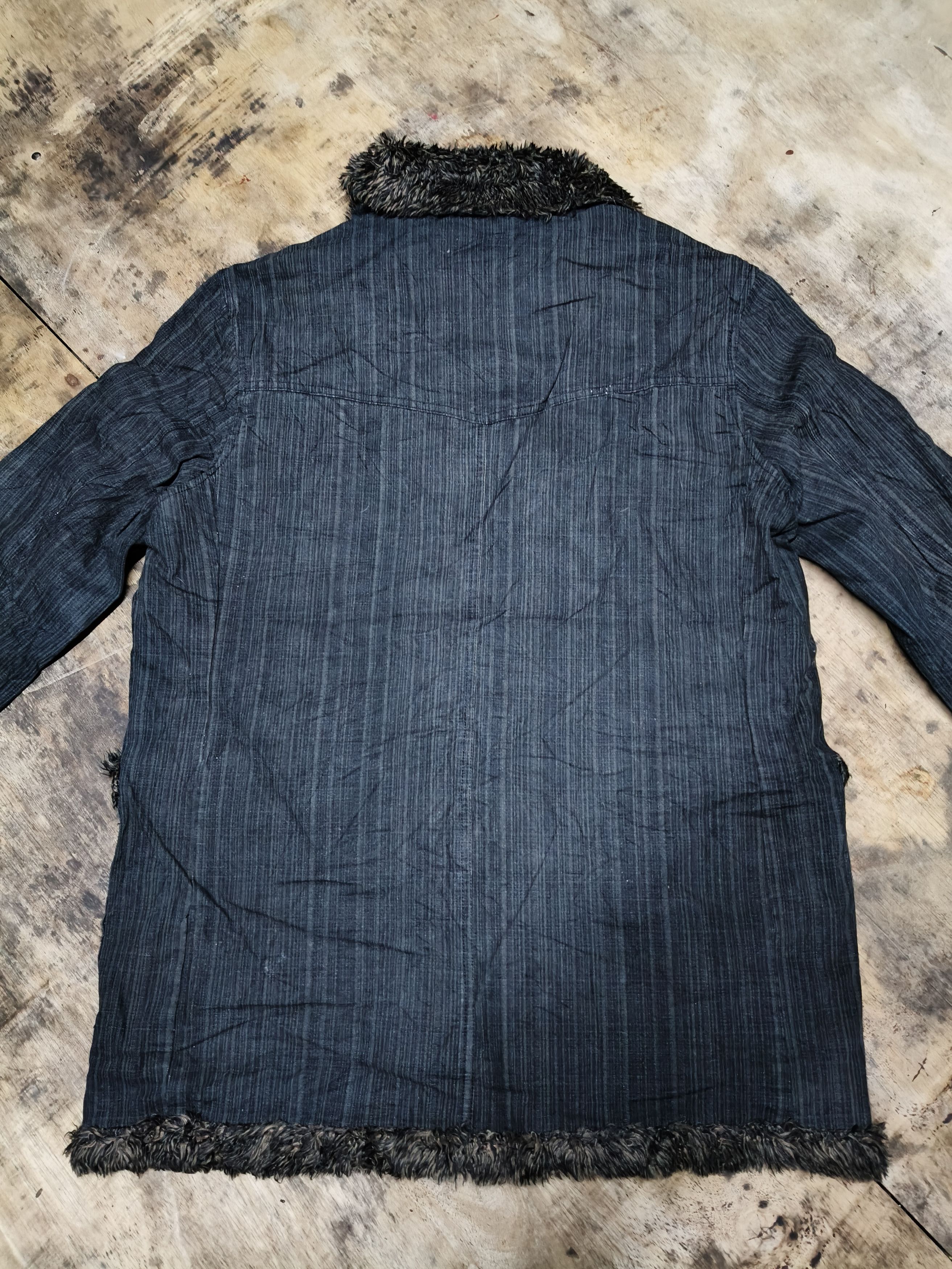 Japanese Brand Jungle Strom Faux Fur button Jacket Size US L / EU 52-54 / 3 - 6 Thumbnail