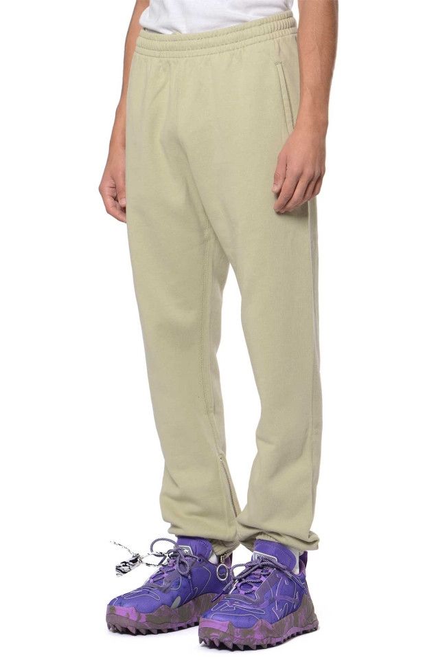 Off-White Beige Rubber Arrows Zipped Sweatpants Size US 38 / EU 54 - 2 Thumbnail