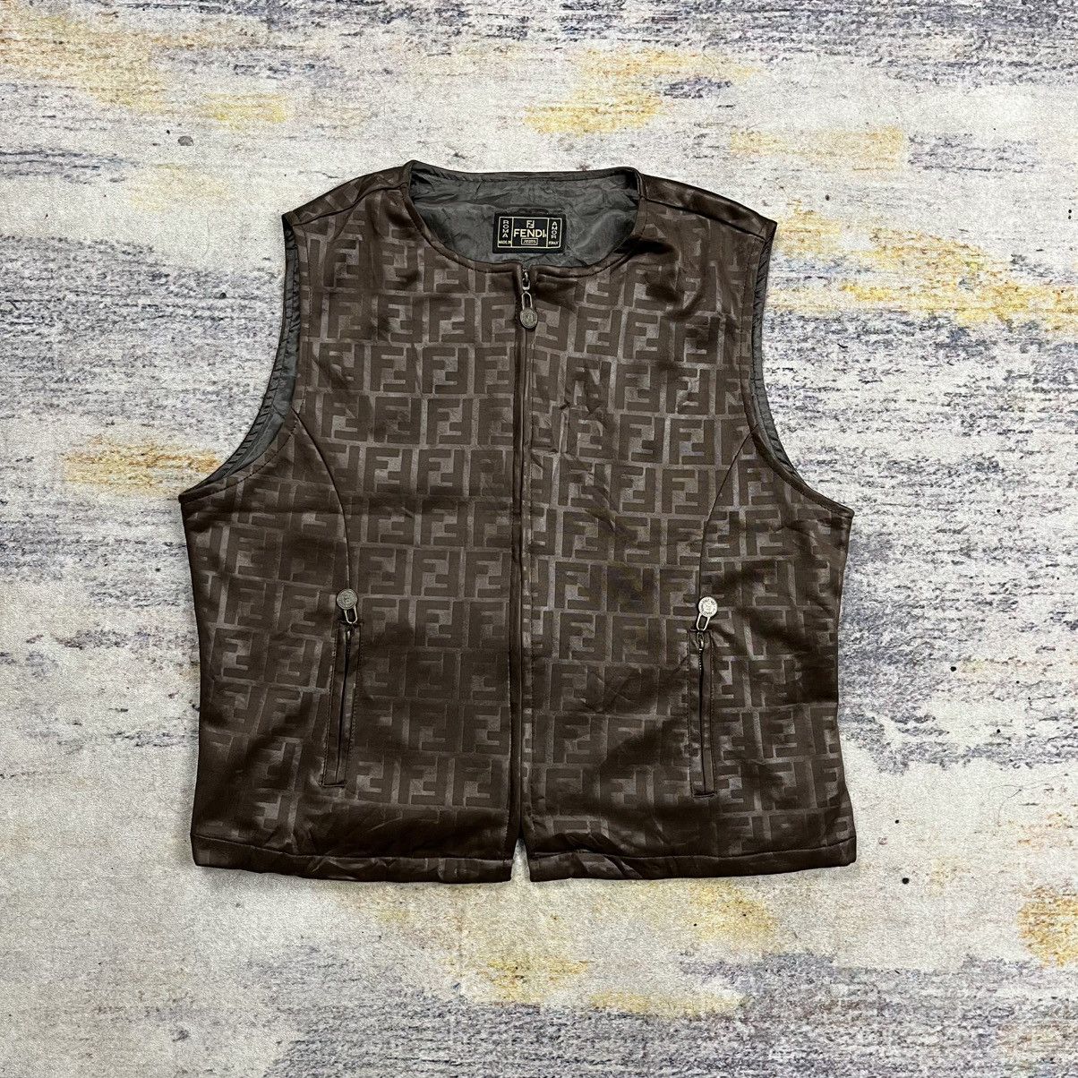 Fendi Vintage fendi ff monogram vest Size S / US 4 / IT 40 - 1 Thumbnail