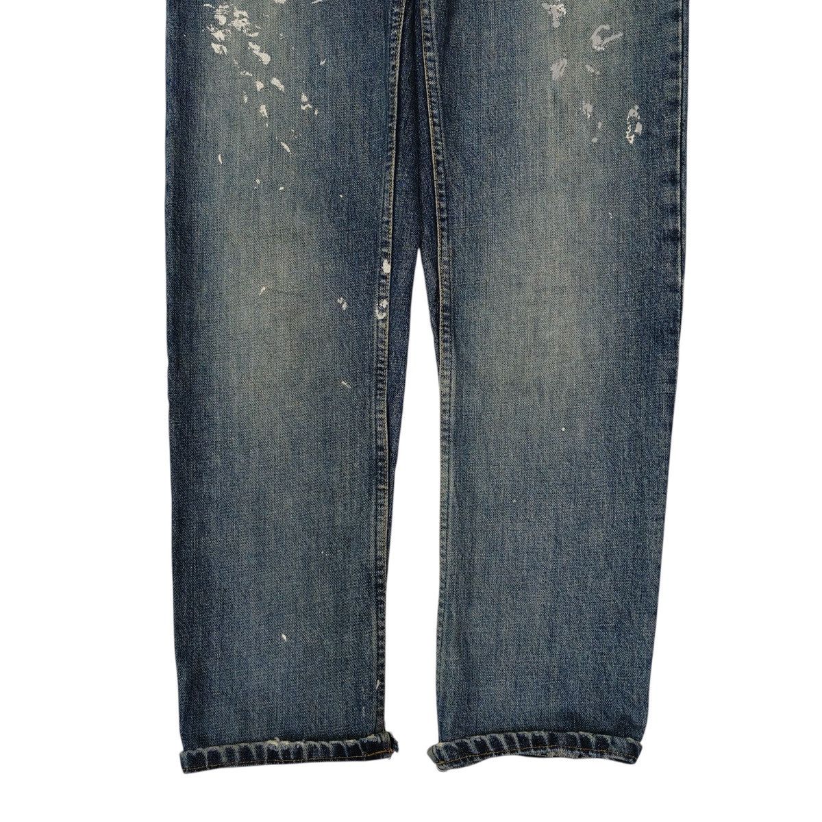 Helmut Lang Vintage Y2K Helmut Lang Paint Splatter Classic Cut Jeans Size US 29 - 6 Thumbnail