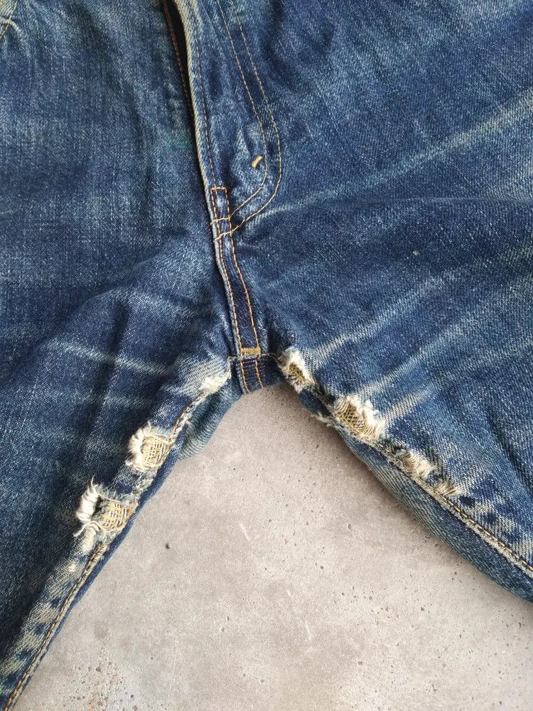 Japanese Brand Vintage GLHEART x BIG JOHN Selvedge Distressed Jeans Size US 29 - 6 Thumbnail