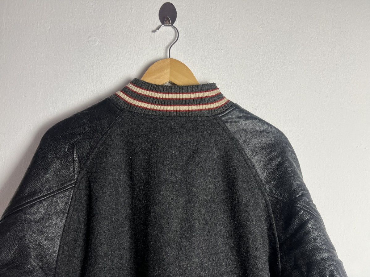 Japanese Brand Vintage Japan House of Blue Wool Leather Varsity JAcket Size US M / EU 48-50 / 2 - 8 Thumbnail