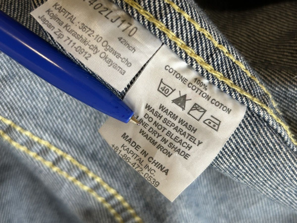Kapital 2015 Kapital smiley denim trucker jacket Size US S / EU 44-46 / 1 - 9 Thumbnail