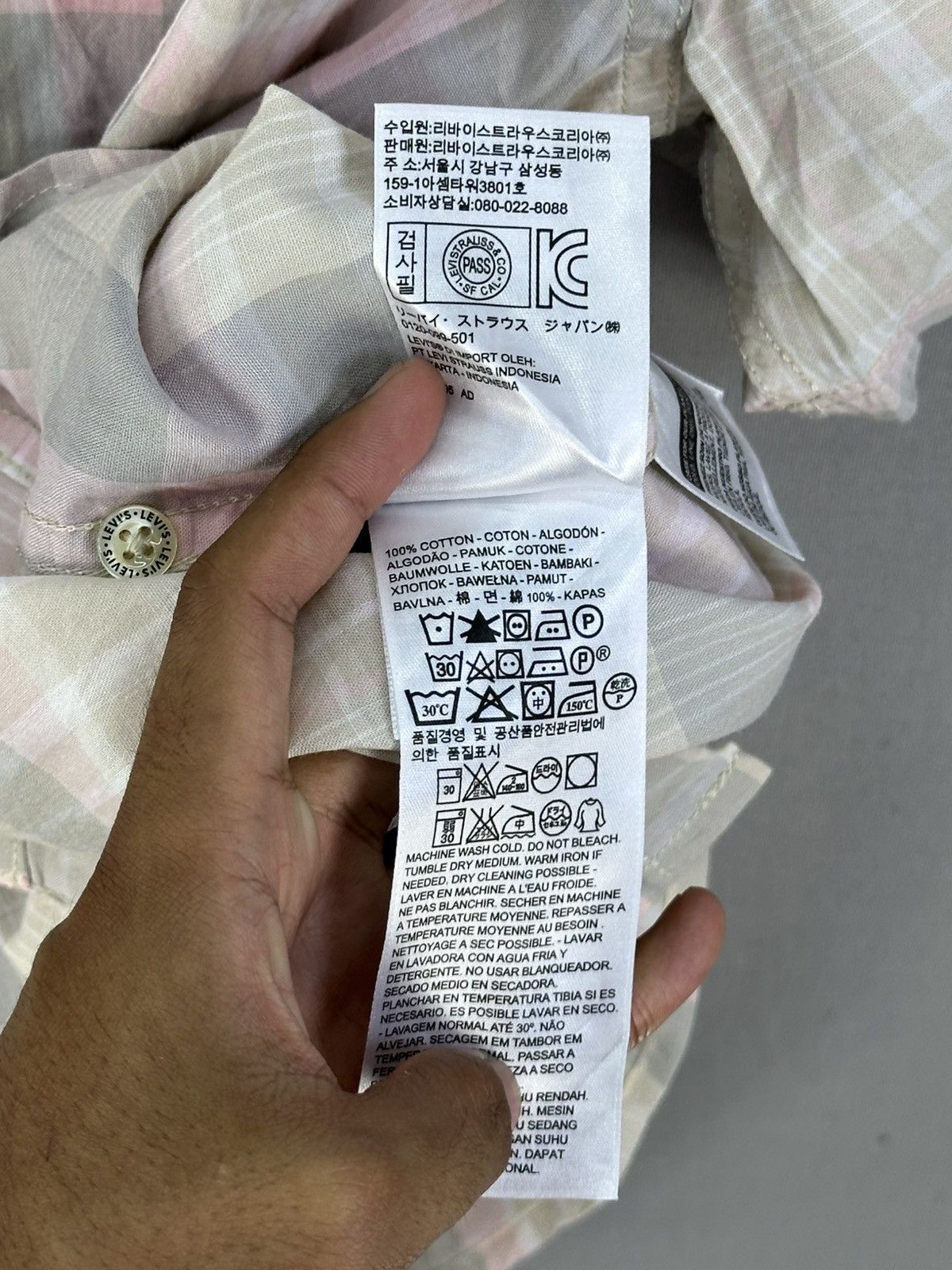 Levi's Levi’s Plaid Check Worker Shirt Size US XL / EU 56 / 4 - 12 Thumbnail