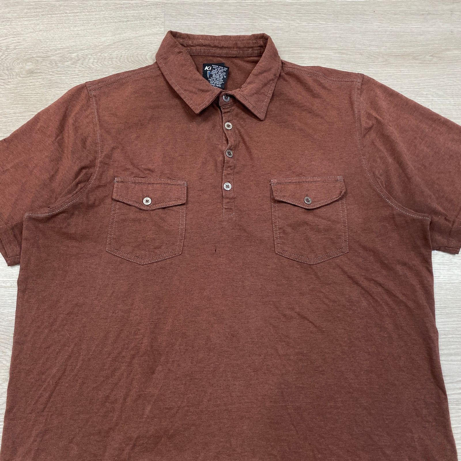 Kuhl Kuhl Double Pocket Polo Shirt Large Outdoor Hiking Gorpcore Size US L / EU 52-54 / 3 - 2 Thumbnail