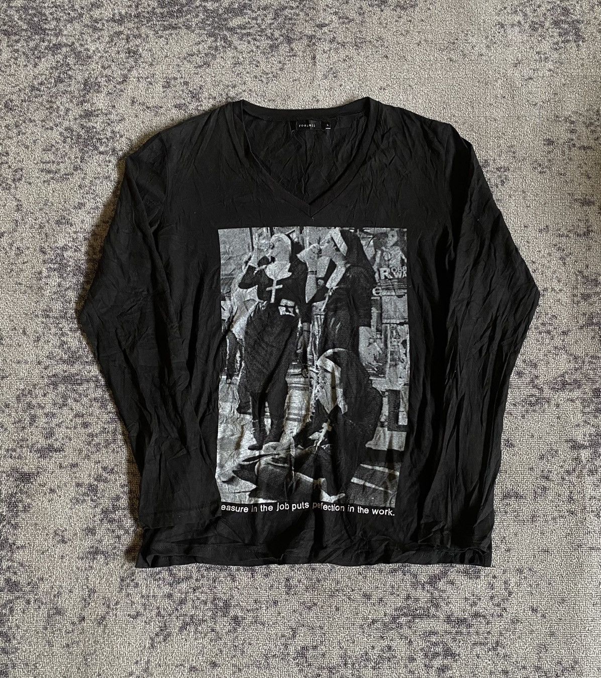 Hysteric Glamour Y2k Roshell ifsixwasnine cross long sleeve Size US M / EU 48-50 / 2 - 1 Thumbnail