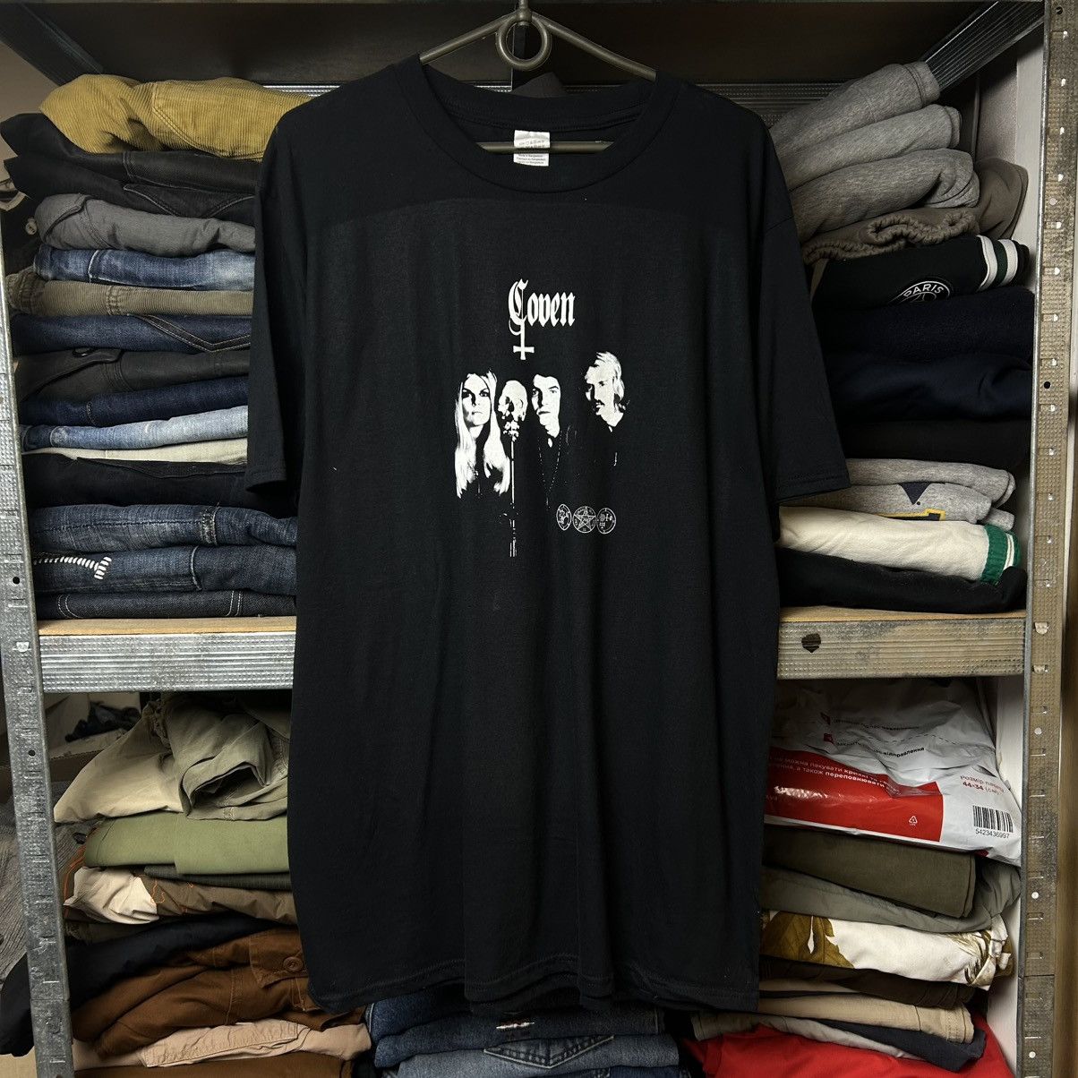 Band Tees Vintage Coven Big Graphic Logo Rock Band tee size L Size US L / EU 52-54 / 3 - 1 Thumbnail