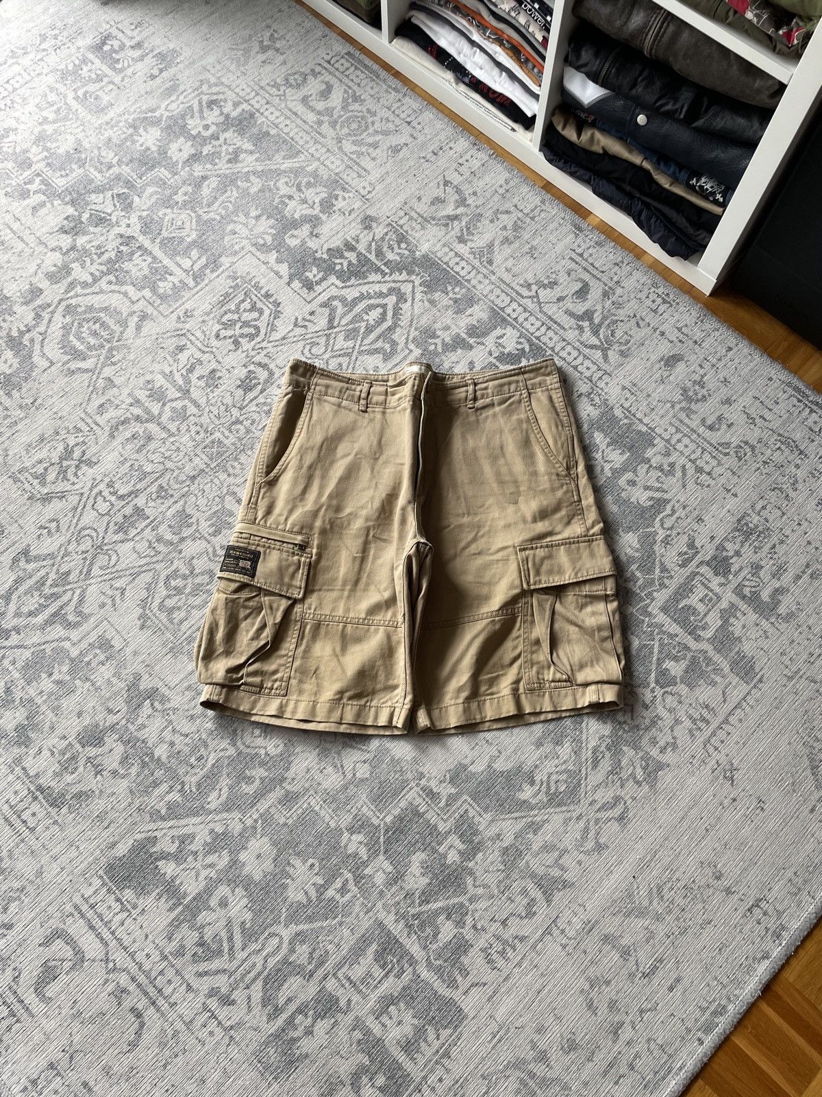 Polo Ralph Lauren Ralph Lauren Vintage Cargo Shorts Denim Supply Baggy Wide Size US 34 / EU 50 - 1 Thumbnail