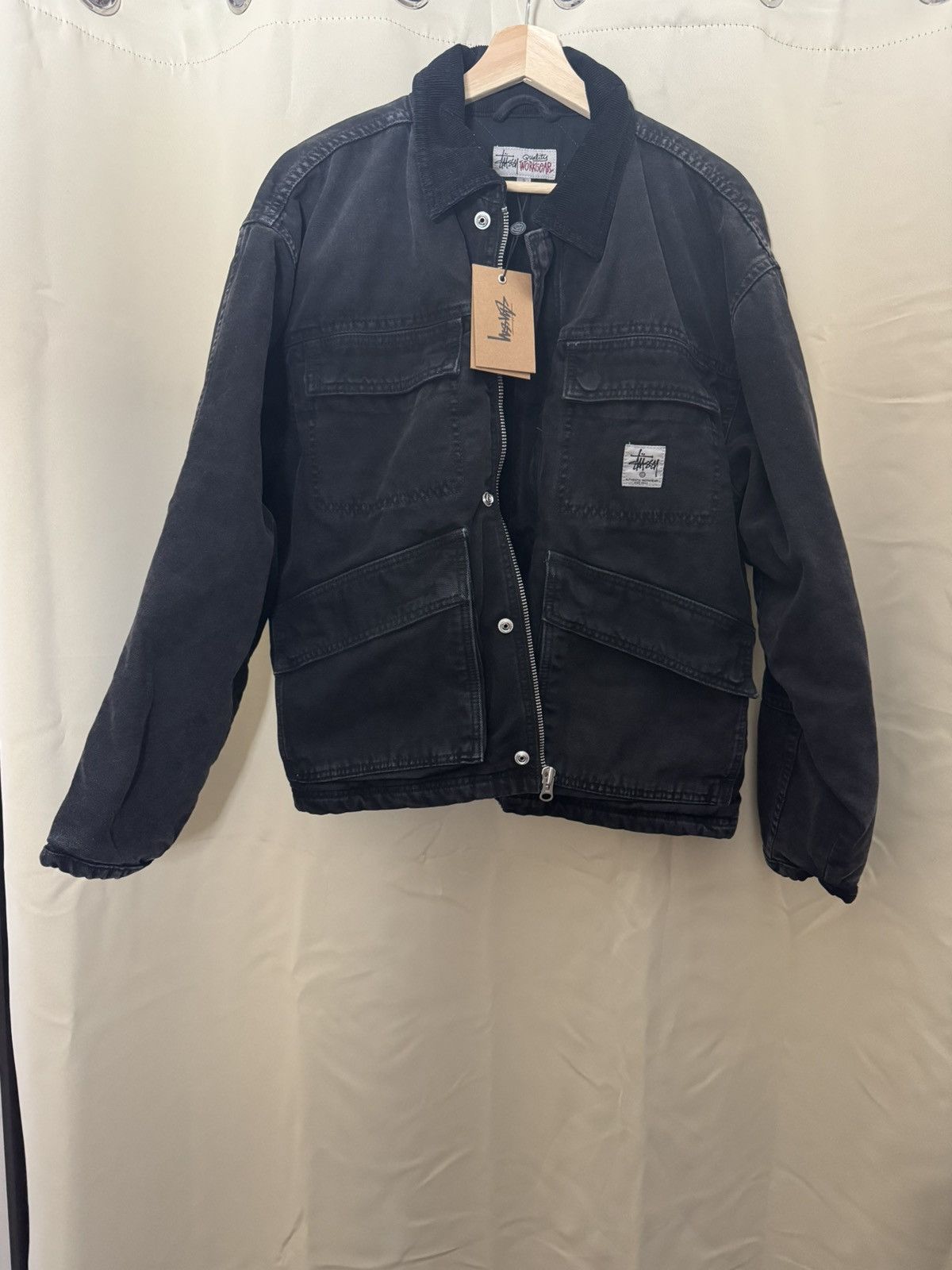 Stussy Washed Canvas Shop Jacket Size US S / EU 44-46 / 1 - 1 Thumbnail