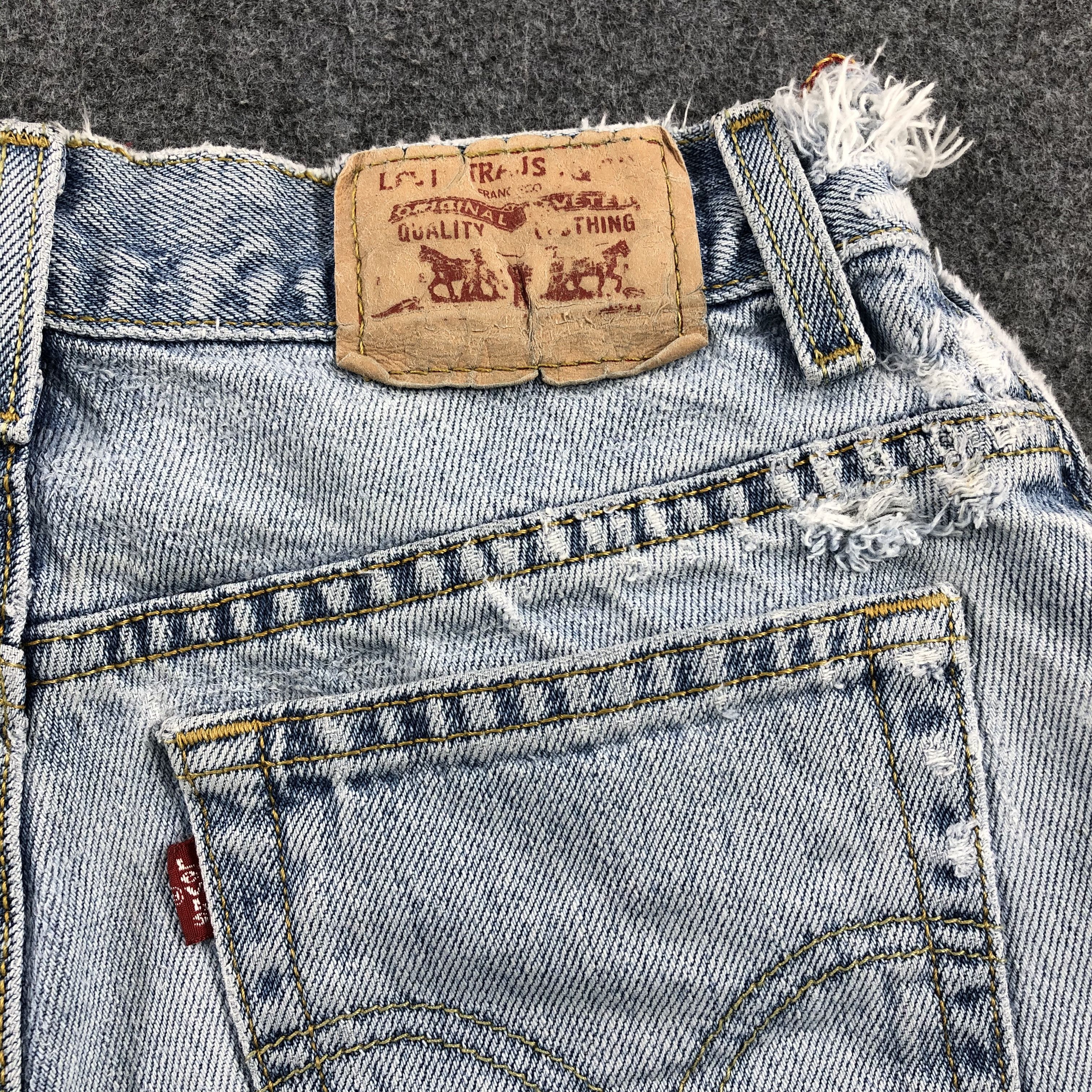 Levi's Vintage High Waist Levis 550 Jeans-JM1215 Size 28" / US 6 / IT 42 - 5 Thumbnail