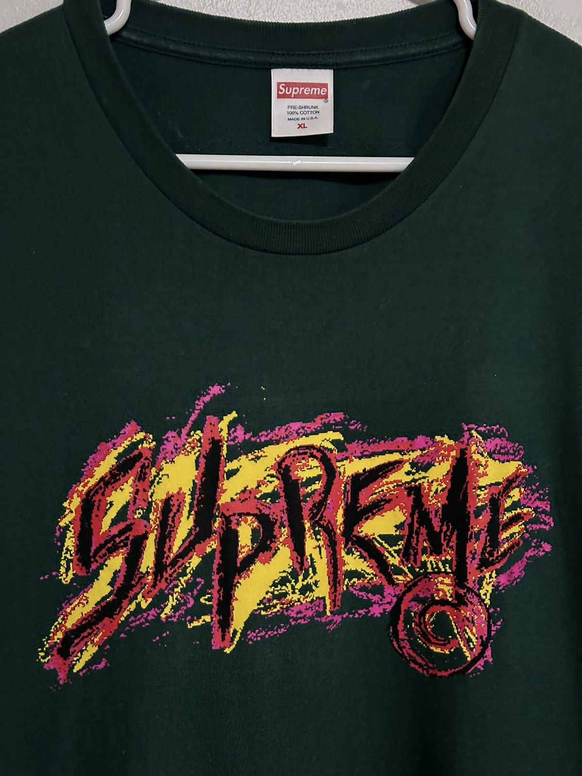 Supreme Supreme Scratch Tee Size US XL / EU 56 / 4 - 2 Thumbnail