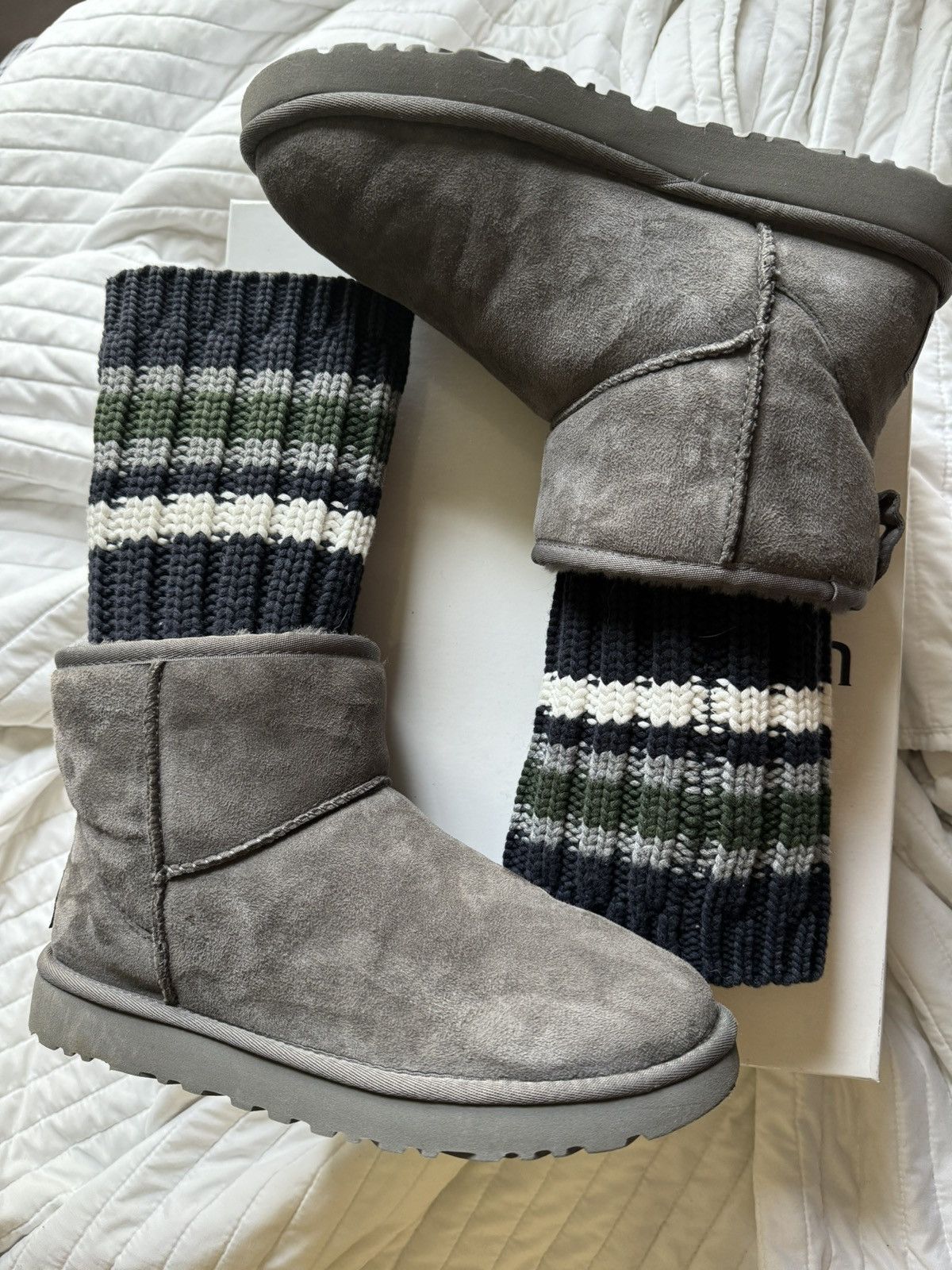 Sacai Ugg x Sacai Knit Classic Mini II | Grailed