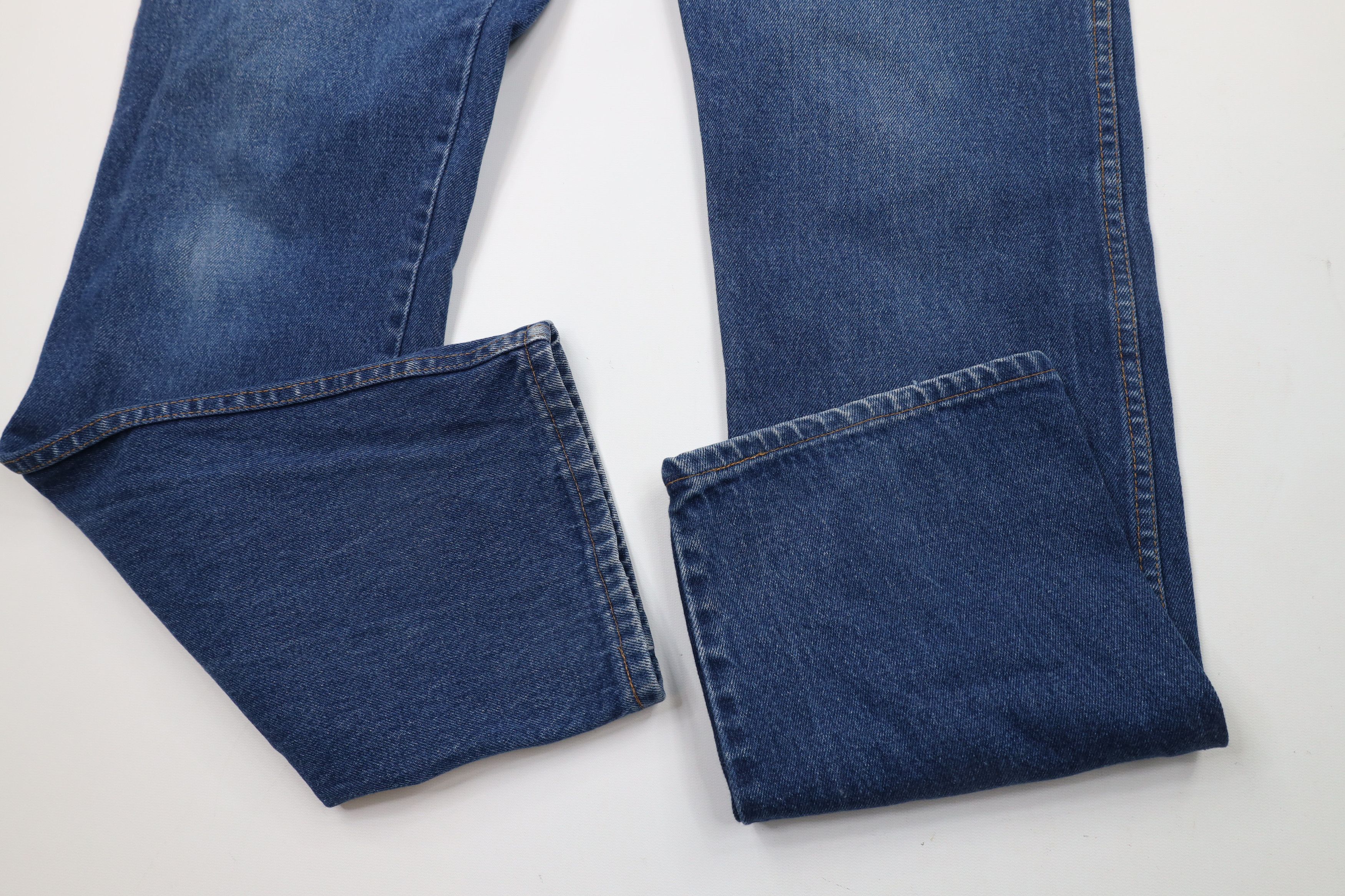 Vintage Vintage 70s Streetwear Flared Bootcut Denim Jeans Blue USA Size US 36 / EU 52 - 5 Thumbnail