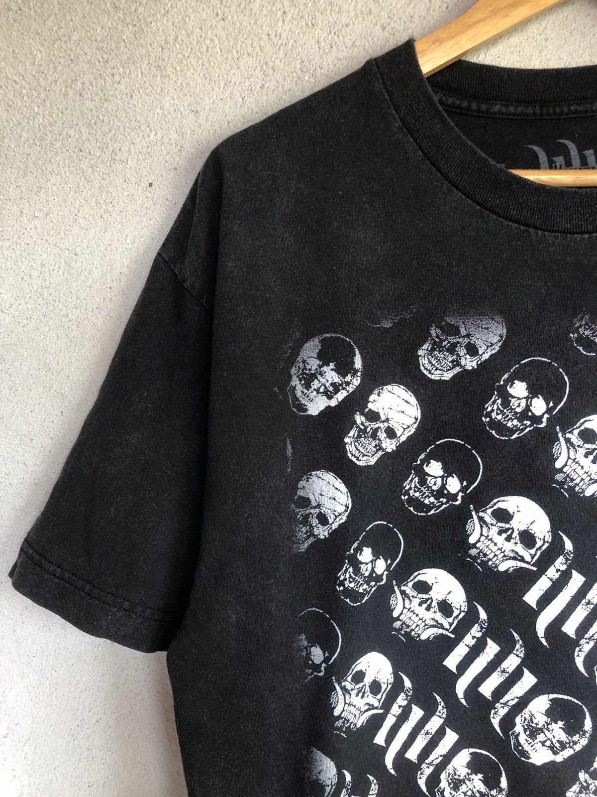 Affliction × Vintage Vintage Y2K Hart & Huntington Skulls Design Tee Size US L / EU 52-54 / 3 - 6 Thumbnail