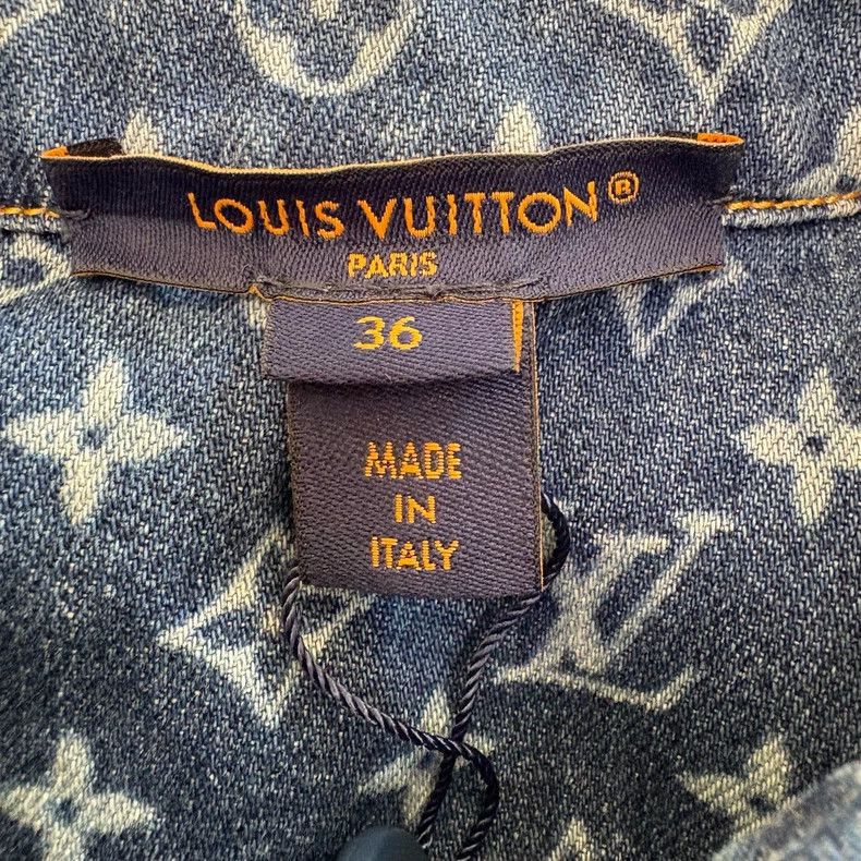 Louis Vuitton Louis Vuitton Denim Denim FW25 Full Print Shirt Size XS / US 0-2 / IT 36-38 - 7 Thumbnail