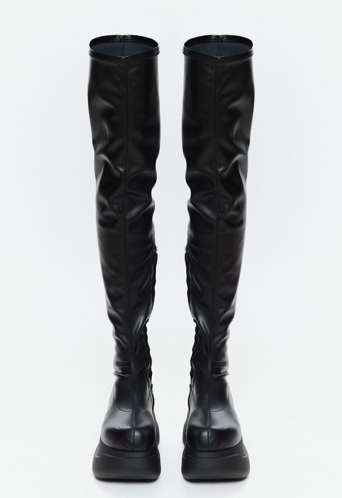 Marni Last Size Marni Black Chunky Stretch Boots Size US 11 / IT 41 - 6 Thumbnail