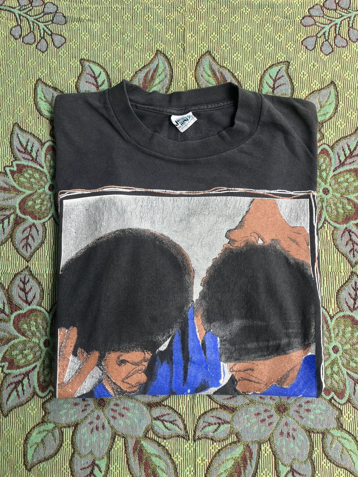 Rap Tees Vintage DJ RAP ddtp WORLD Collection 90’s Long Sleeve Shirt Size US XXL / EU 58 / 5 - 1 Thumbnail