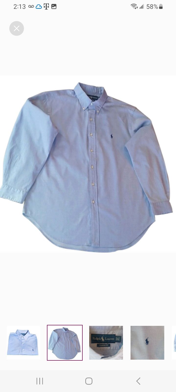 Ralph Lauren Ralph Lauren Classic-Fit Long-Sleeve Shirt Size US L / EU 52-54 / 3 - 2 Thumbnail