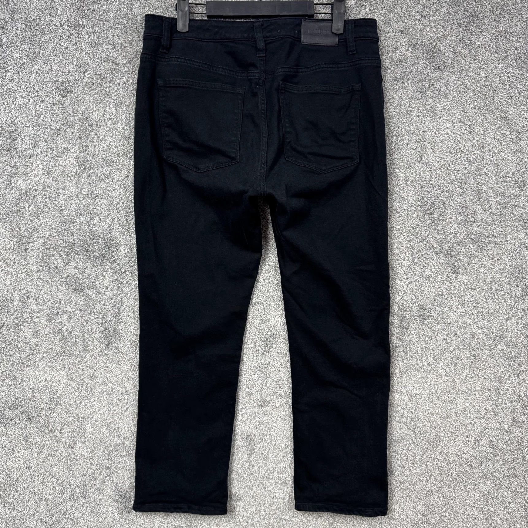 Ralph Lauren Lauren Ralph Lauren Jeans Womens 12 Black Modern Straight Curvy Stretch Denim Size 34" / US 12 / IT 48 - 5 Thumbnail
