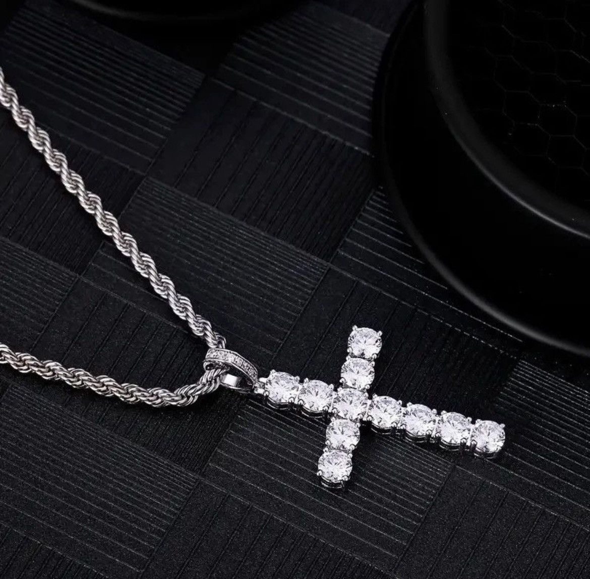 Jewelry × Other 60Cm Twisted Chain Cross Necklace Size ONE SIZE - 4 Thumbnail