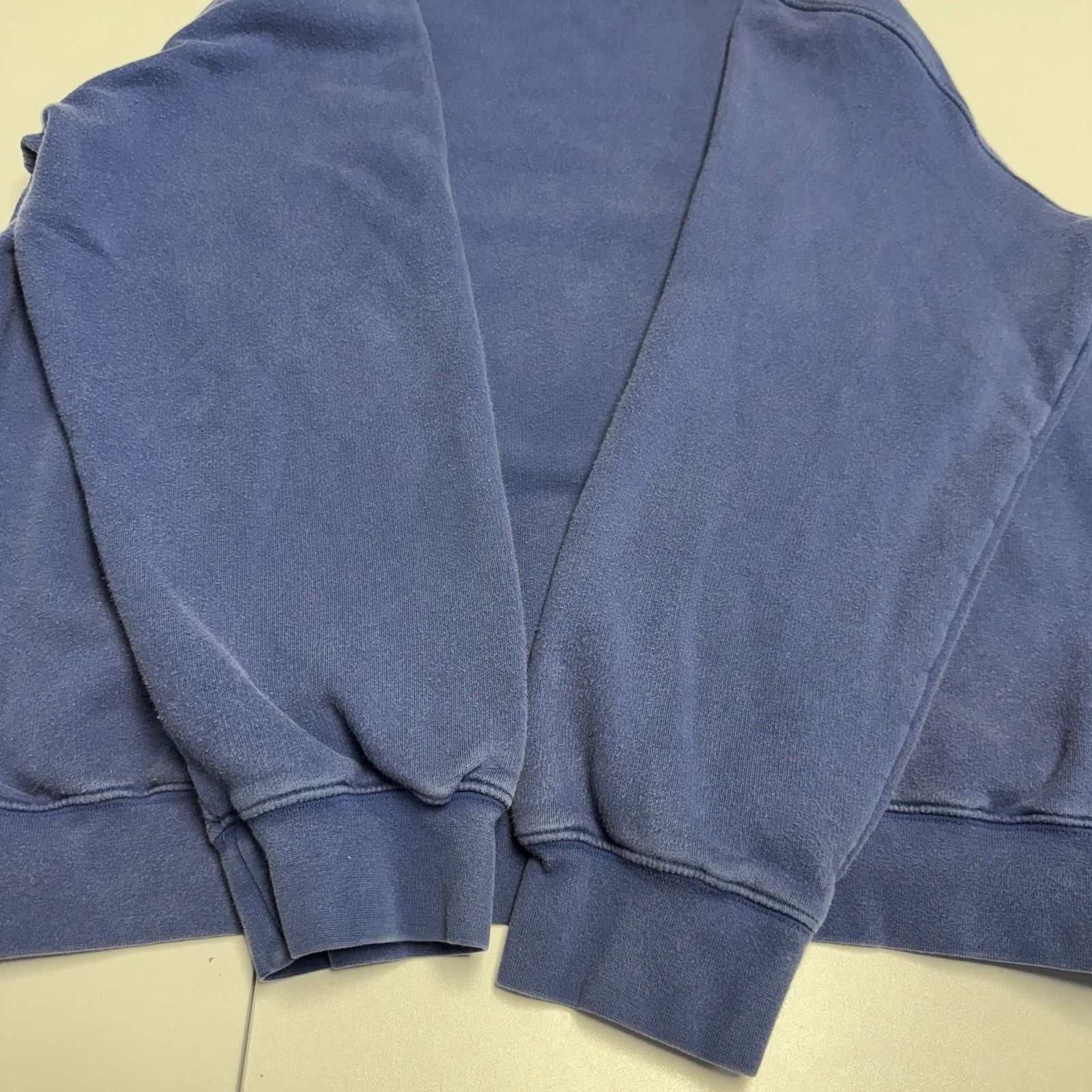 Nike Vintage Y2K Nike Sweatshirt Mens XXL 27x29.5 Blue Cut Neck Size US XXL / EU 58 / 5 - 7 Thumbnail
