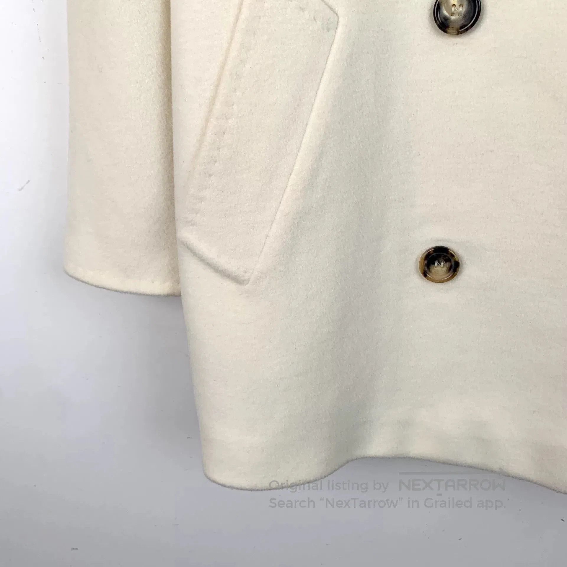 Other maxmara cream double-breasted wool coat. Size US XS / EU 42 / 0 - 4 Thumbnail