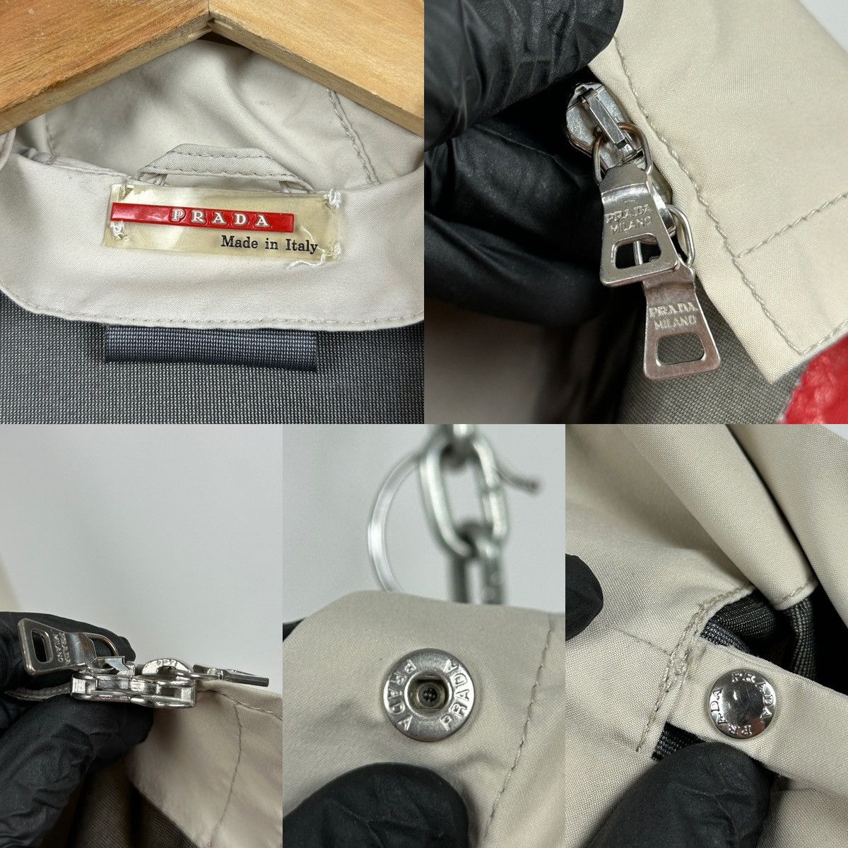 Prada Vintage Prada Sport Gore-Tex Red Tab Nylon Coat Jacket Size US M / EU 48-50 / 2 - 23 Thumbnail