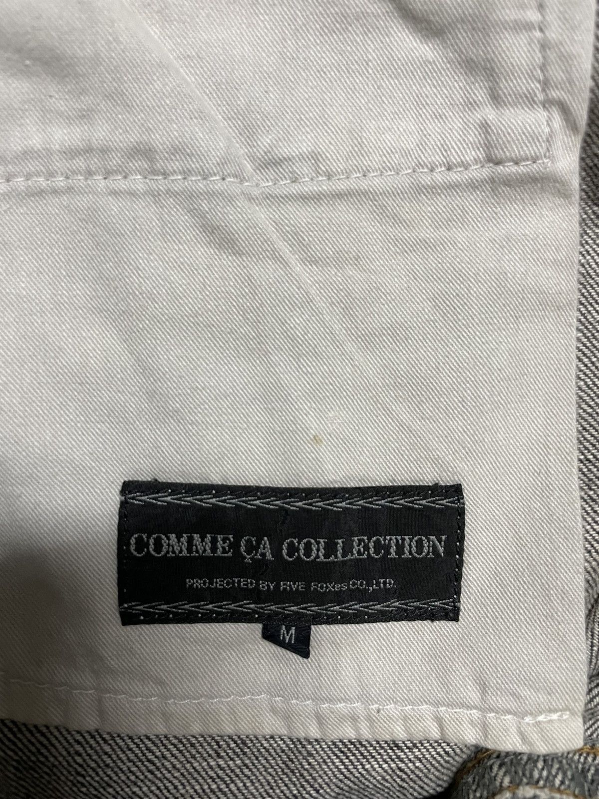 Japanese Brand Vintage Comme Ca Collection Distress Faded Studded Size US 33 - 10 Thumbnail