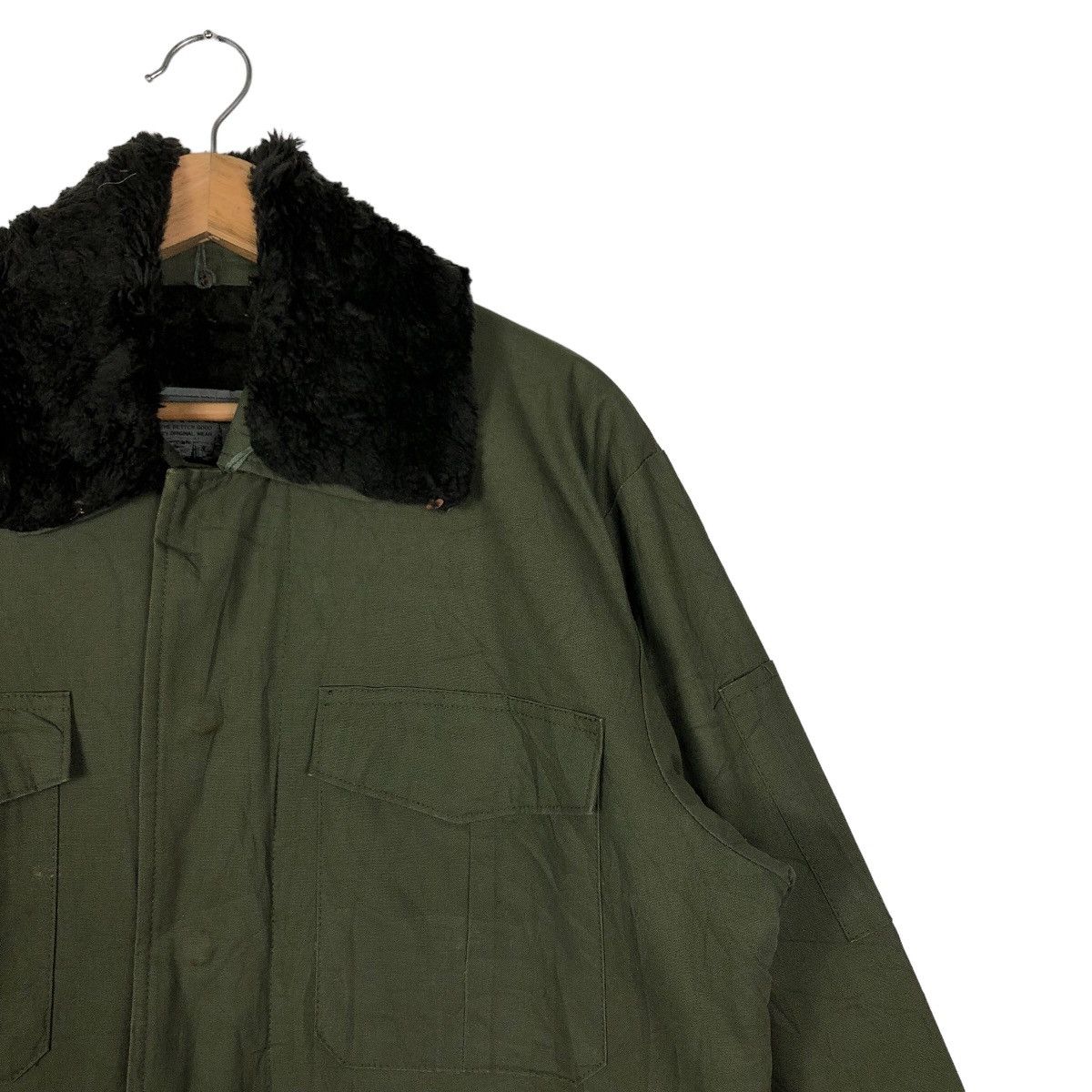 Vintage 🔥90’s Vintage Pine Hill Military Hunting Jacket Mink Fur Size US L / EU 52-54 / 3 - 3 Thumbnail