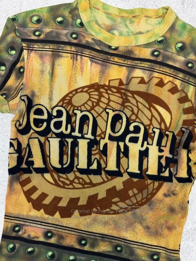 Jean Paul Gaultier Jean Paul Gaultier 90s Logo Tie-Dye Tee. Size US M / EU 48-50 / 2 - 3 Thumbnail