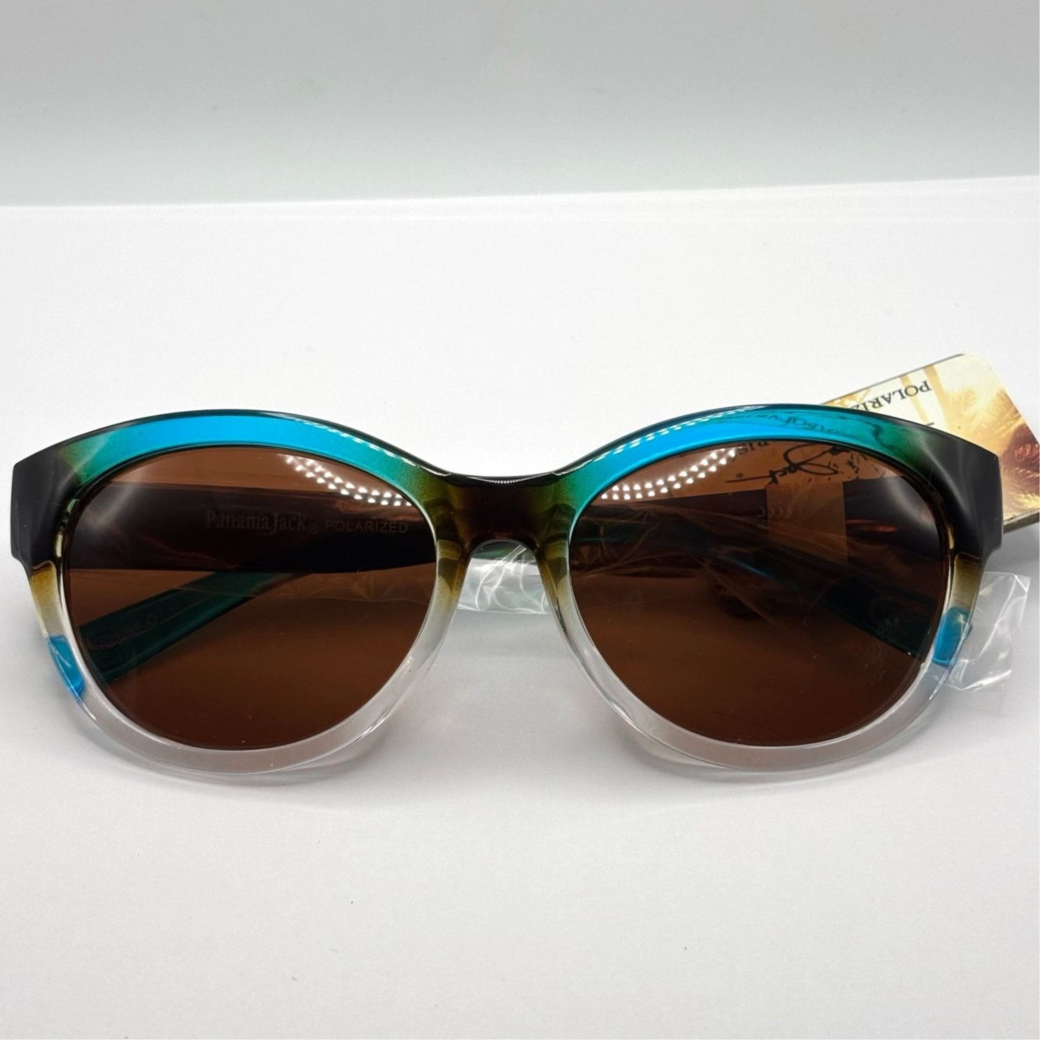 Panama Jack Blue & Brown Panama Jack Sunglasses Size ONE SIZE - 2 Thumbnail