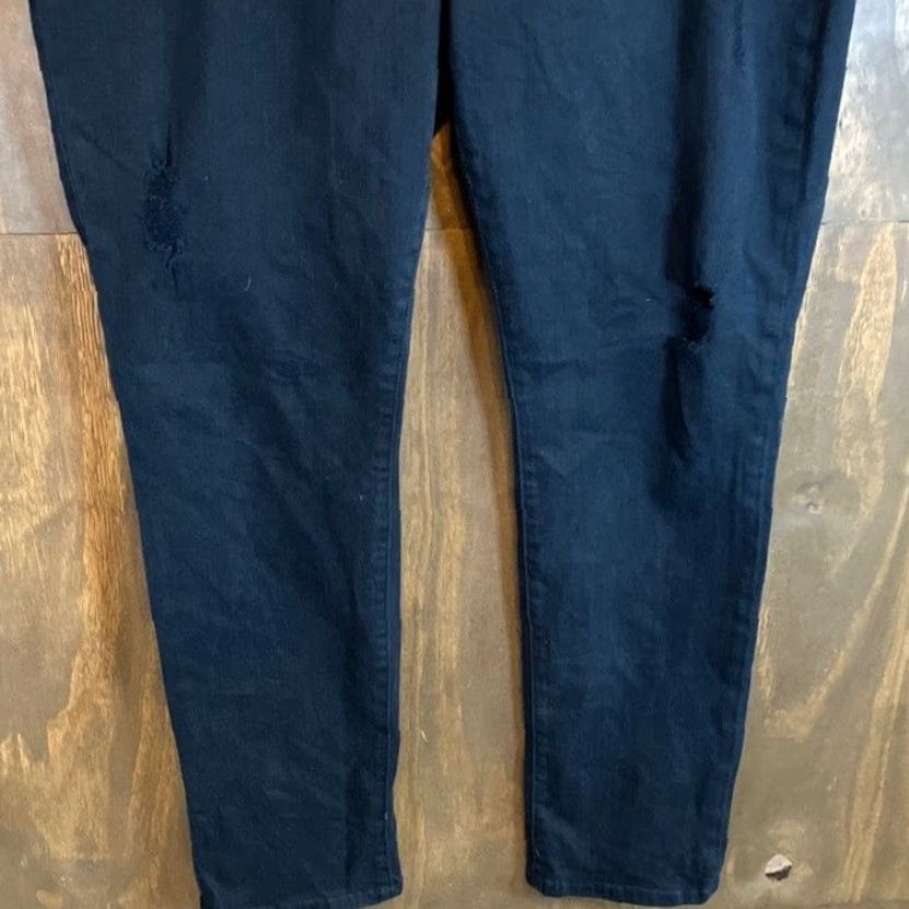 NYDJ VINTAGE NYDJ Womens Jeans Black Jessica Boyfriend Relaxed Fit Lift And Tuck Tech 14 Size 36" / US 14 / IT 50 - 3 Thumbnail