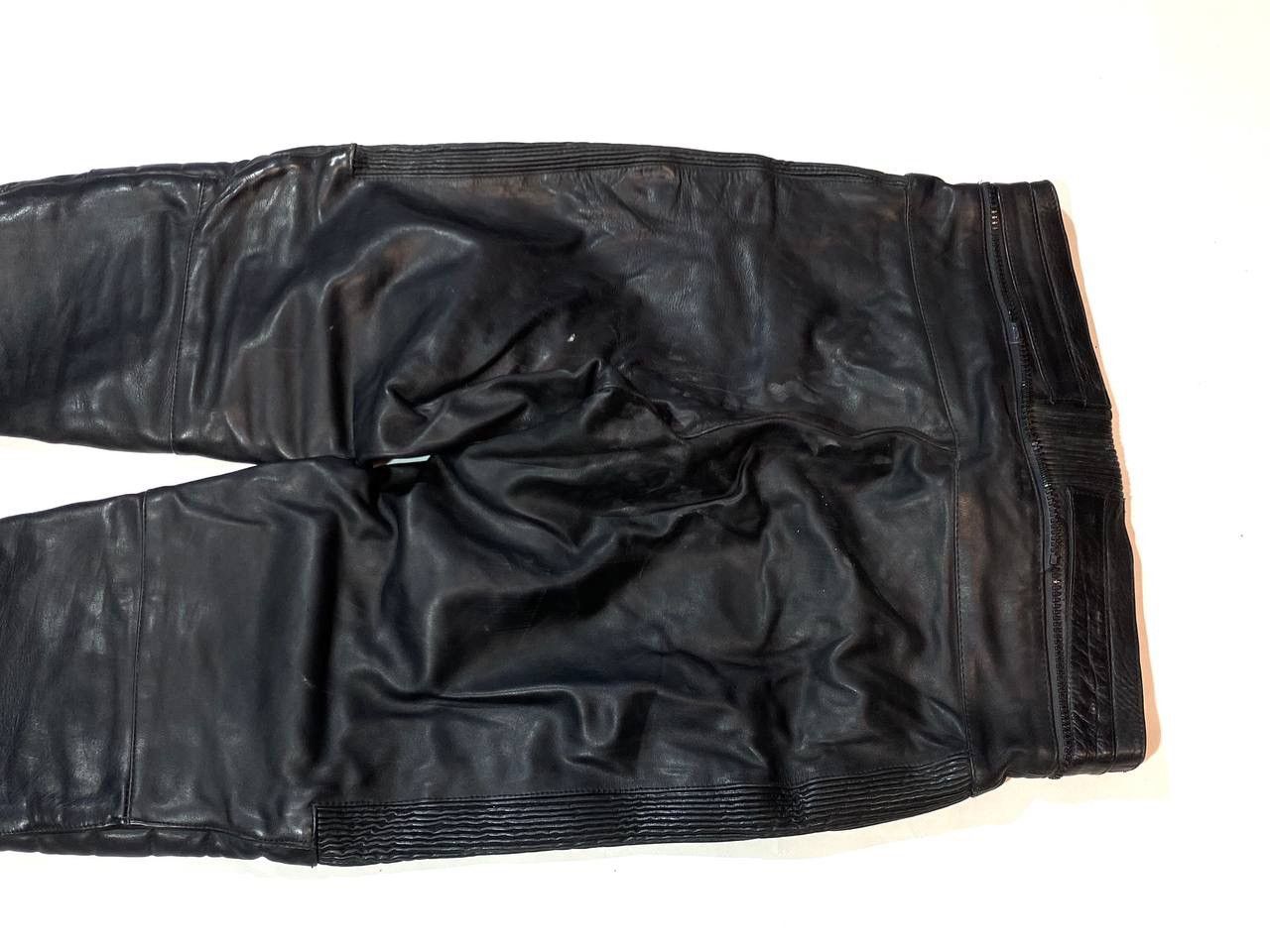 Japanese Brand × Vintage Akito Racing Moto Leather Pants Vintage Size US 36 / EU 52 - 8 Thumbnail
