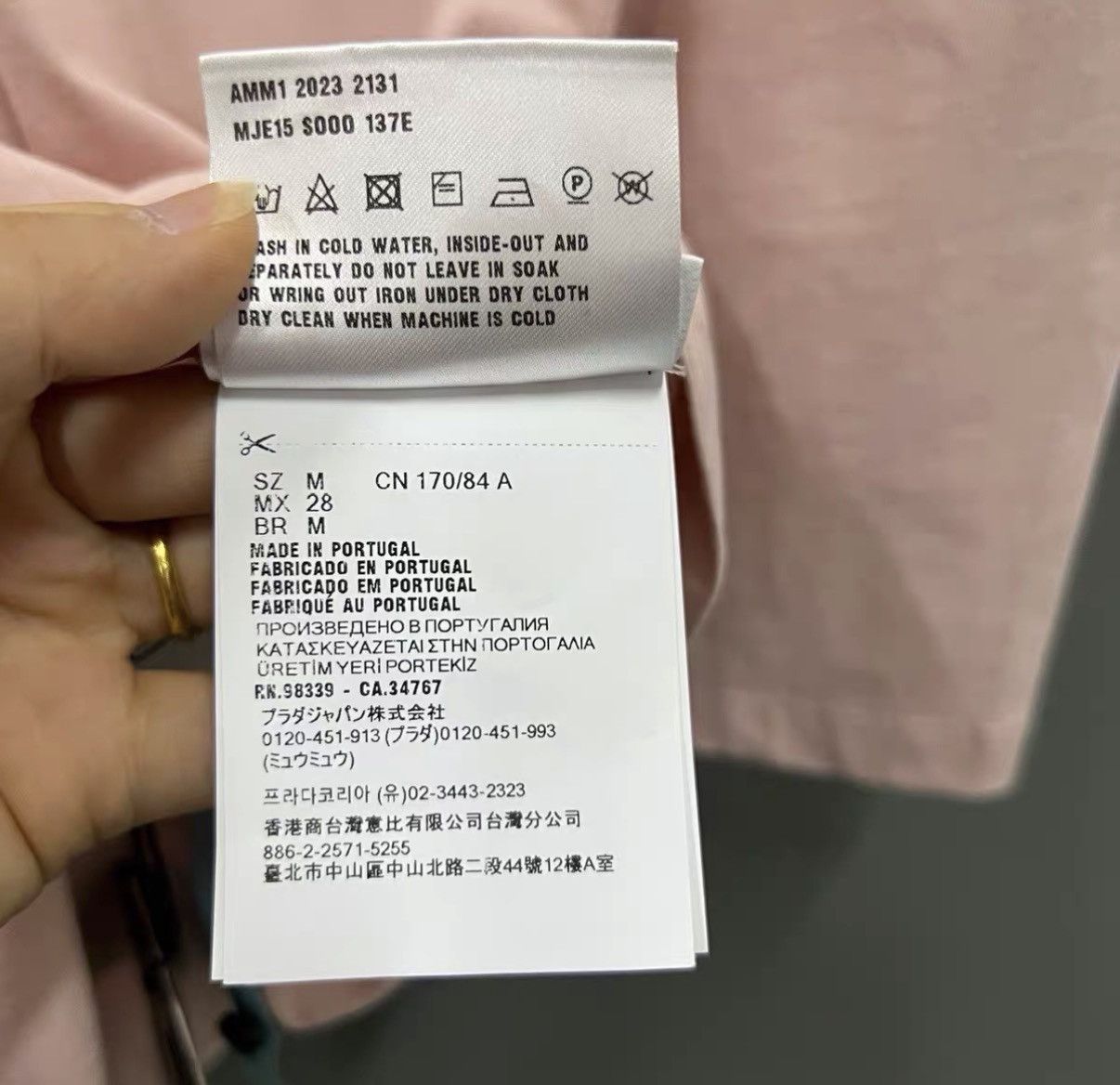 Miu Miu Miu Miu Pink Mini Logo Long-Sleeve Dress J41 Size M / US 6-8 / IT 42-44 - 4 Thumbnail