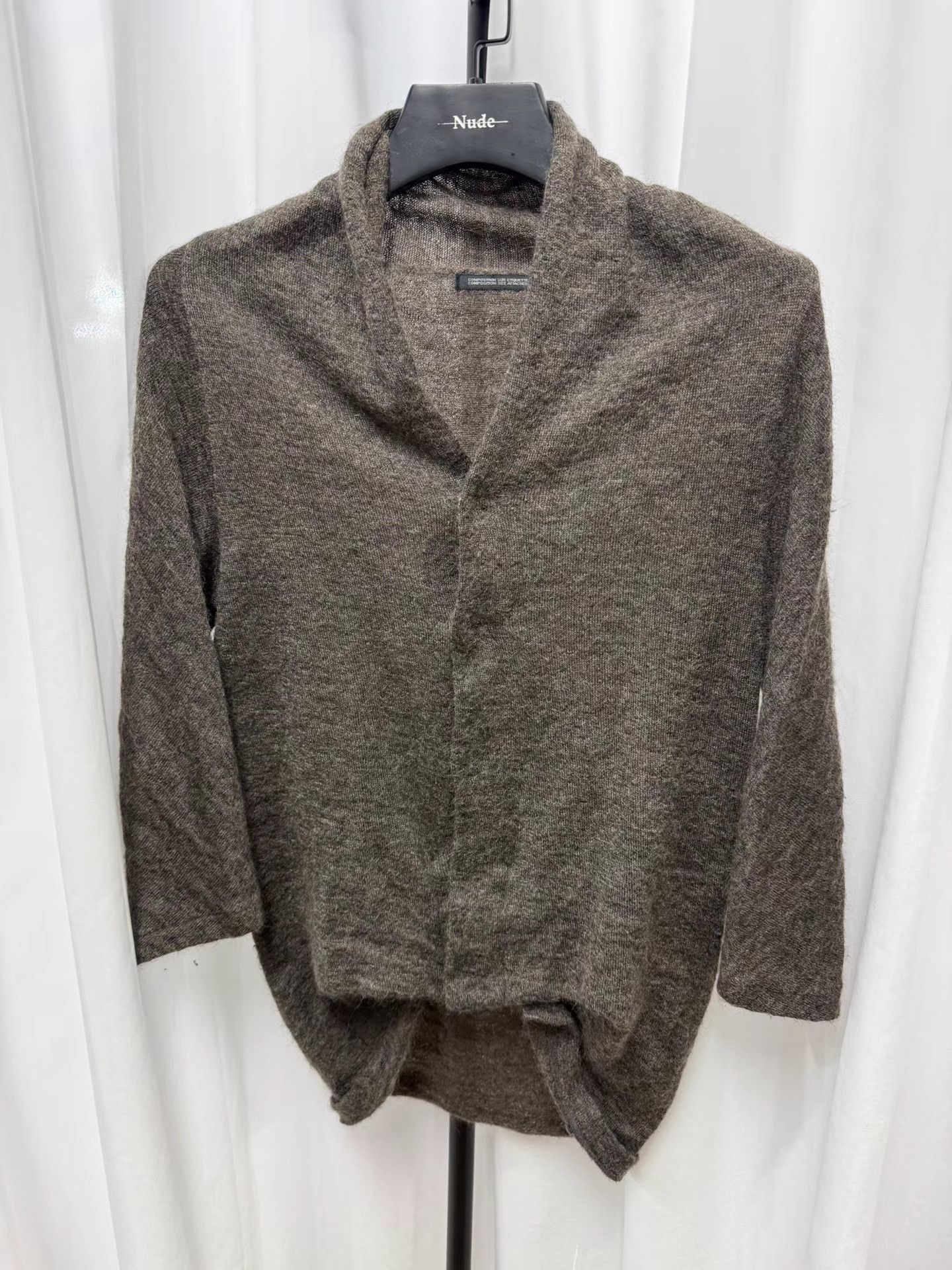 Yohji Yamamoto Yohji Yamamoto Y's Cape Mohair Oversized Cardigan K20 Size US L / EU 52-54 / 3 - 1 Thumbnail