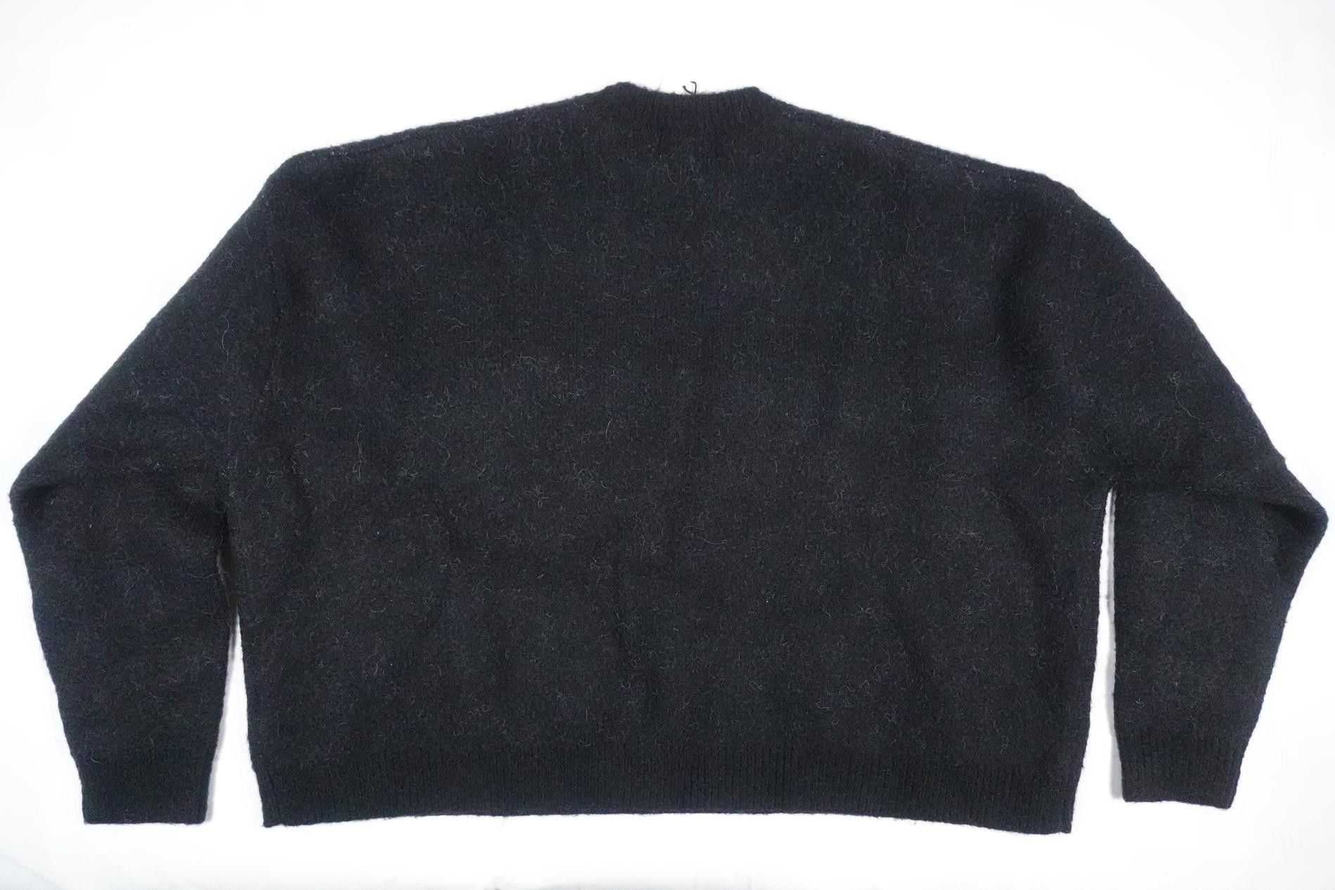 Trendt Vision Trendt Vision Sweater Jumper Mohair Logo Knit Black NWT XXL Size US XXL / EU 58 / 5 - 2 Thumbnail