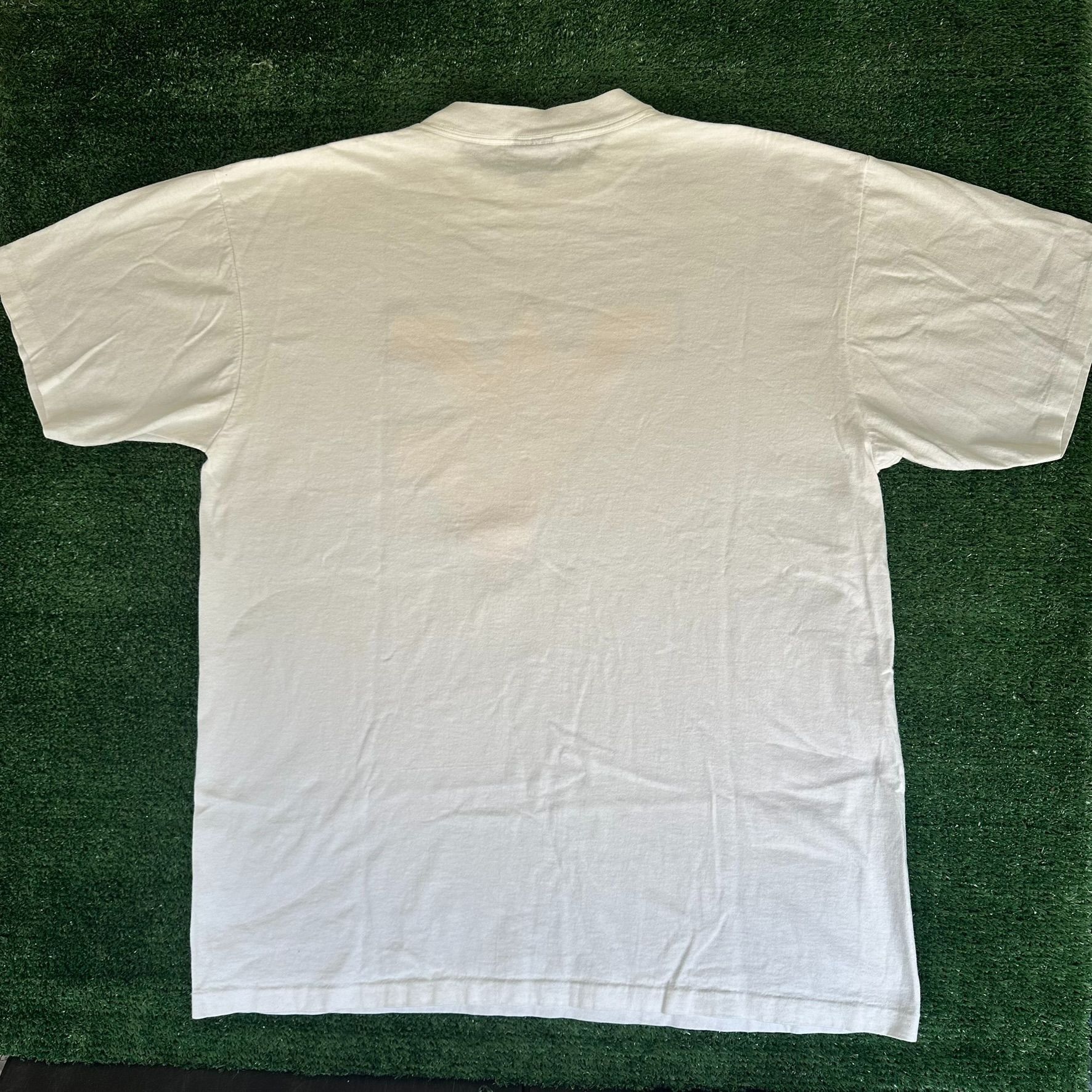 NCAA Vintage 90s WVU West Virginia Mountaineers T-Shirt Single St Size US XL / EU 56 / 4 - 6 Thumbnail
