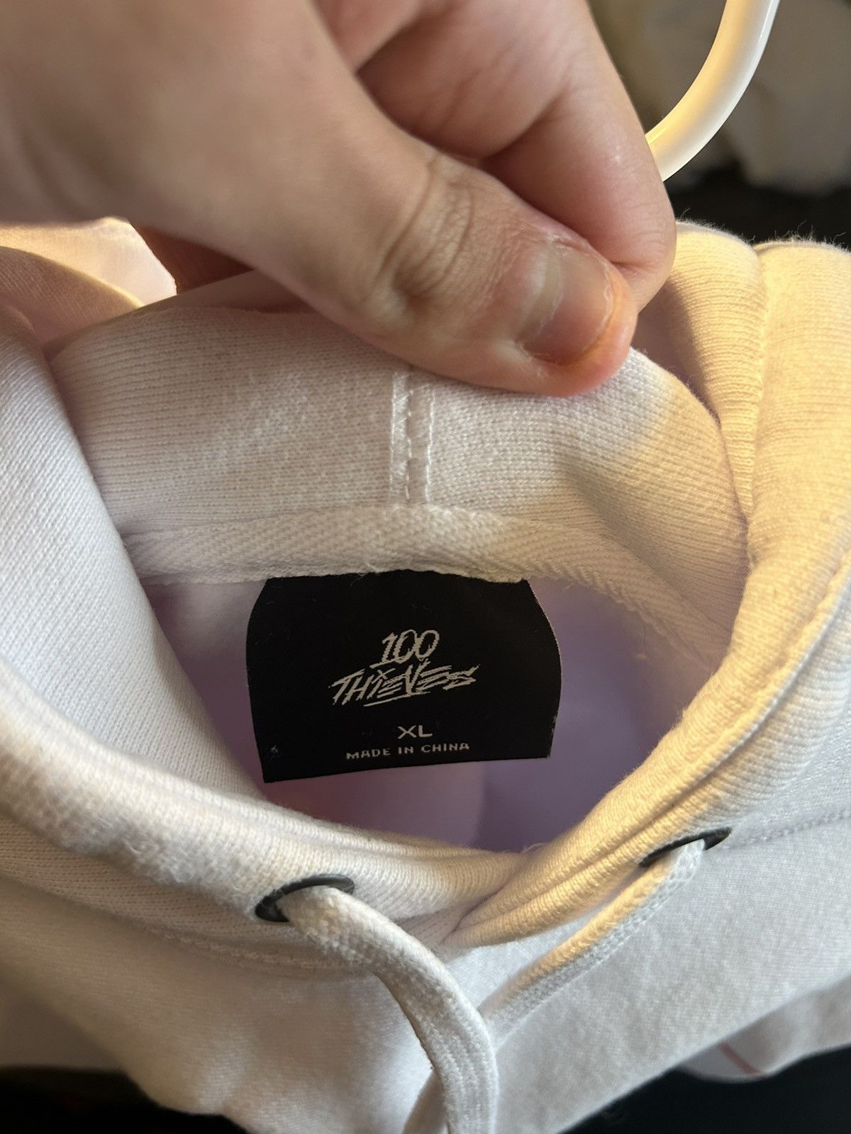 100 Thieves LA Thieves 2022 White Hoodie Size US XL / EU 56 / 4 - 3 Thumbnail