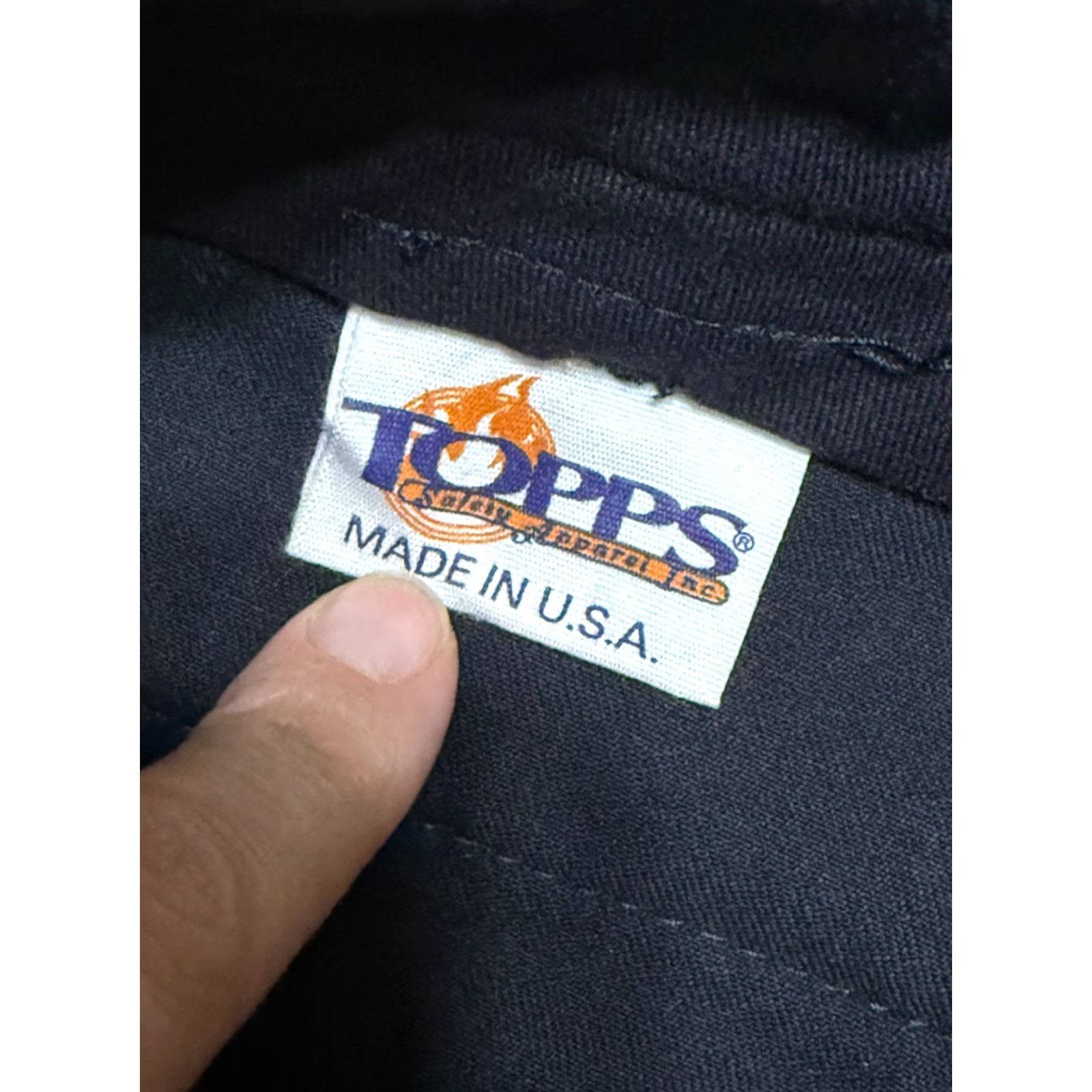 Vintage Topps Pants Mens 41x30 Black Straight Leg Flat Front 42" Length ChinO Casual Vintage: No 41x30 Regular inseam 30 in Size US 41 - 4 Thumbnail