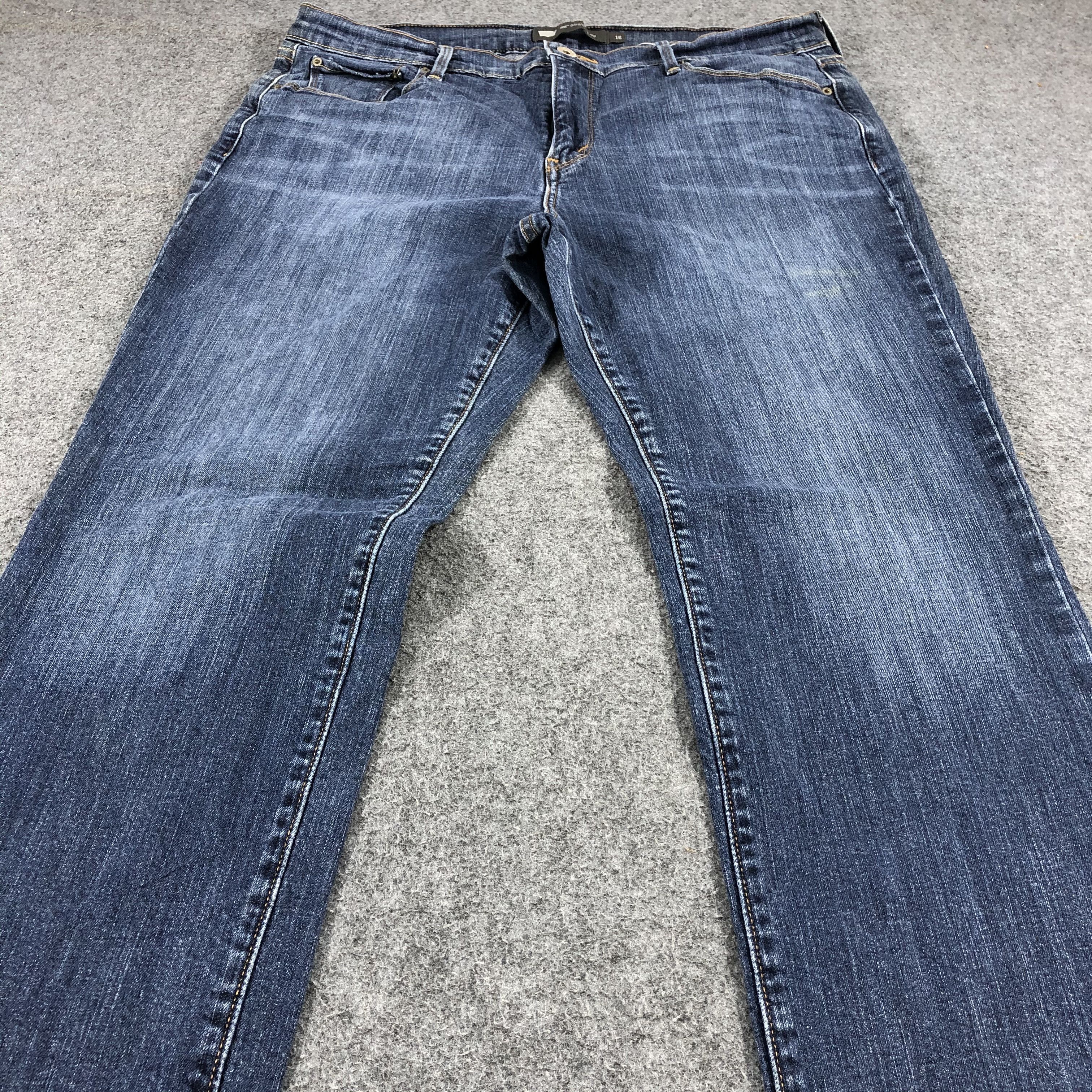 Levi's Blue Wash Vintage Levis 505 Jeans Straight Leg Denim-J1062 Size US 36 / EU 52 - 3 Thumbnail