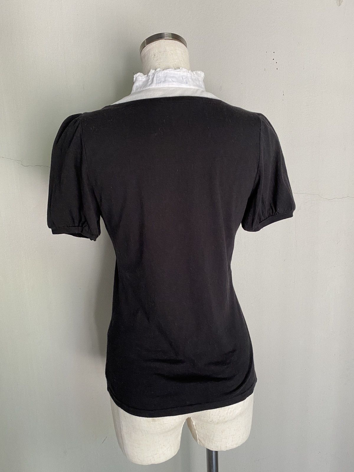 Burberry BURBERRY Black Puff Sleeve Blouses Size XS / US 0-2 / IT 36-38 - 15 Thumbnail