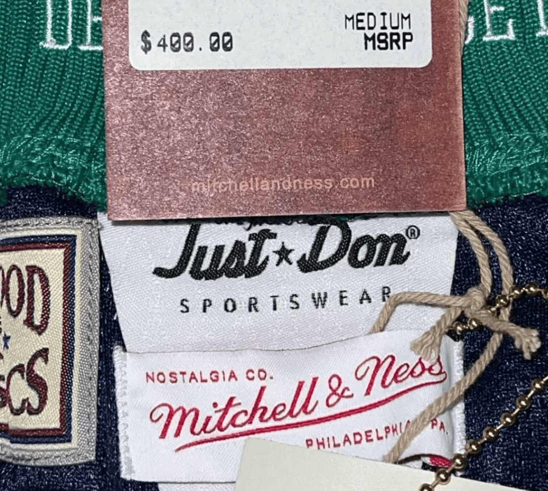 Just Don Denver Nuggets Just Don x Mitchell & Ness NBA Shorts Size US 32 / EU 48 - 10 Thumbnail
