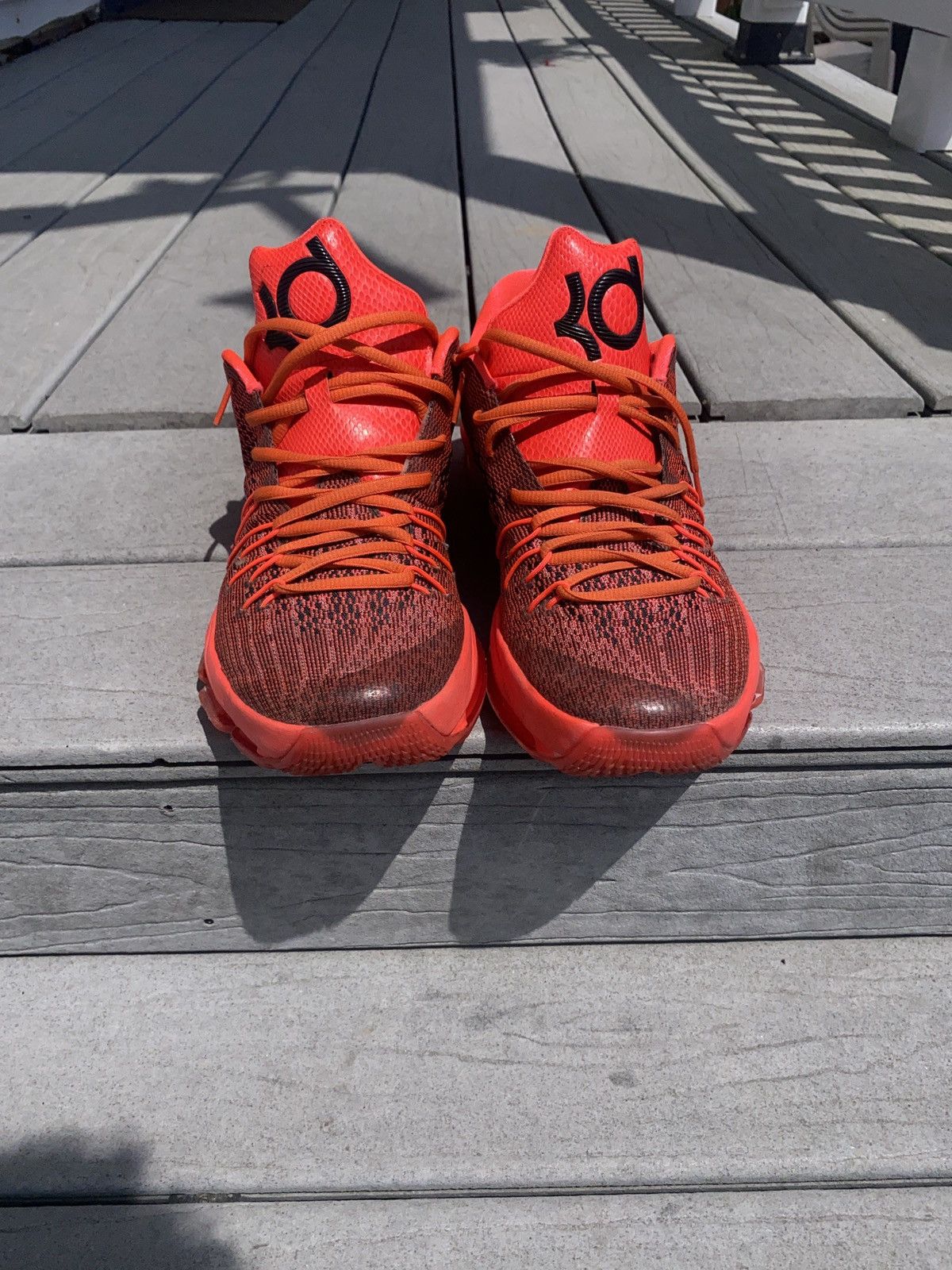 image of Kevin Durant x Nike Kd 8 V8 Shoes in Red, Men's (Size 12)