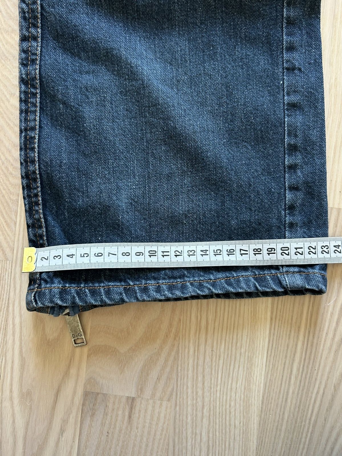 Dolce & Gabbana Dolce & Gabbana AW2004 Archive Bondage Zipper Flare Jeans Size US 33 - 12 Thumbnail